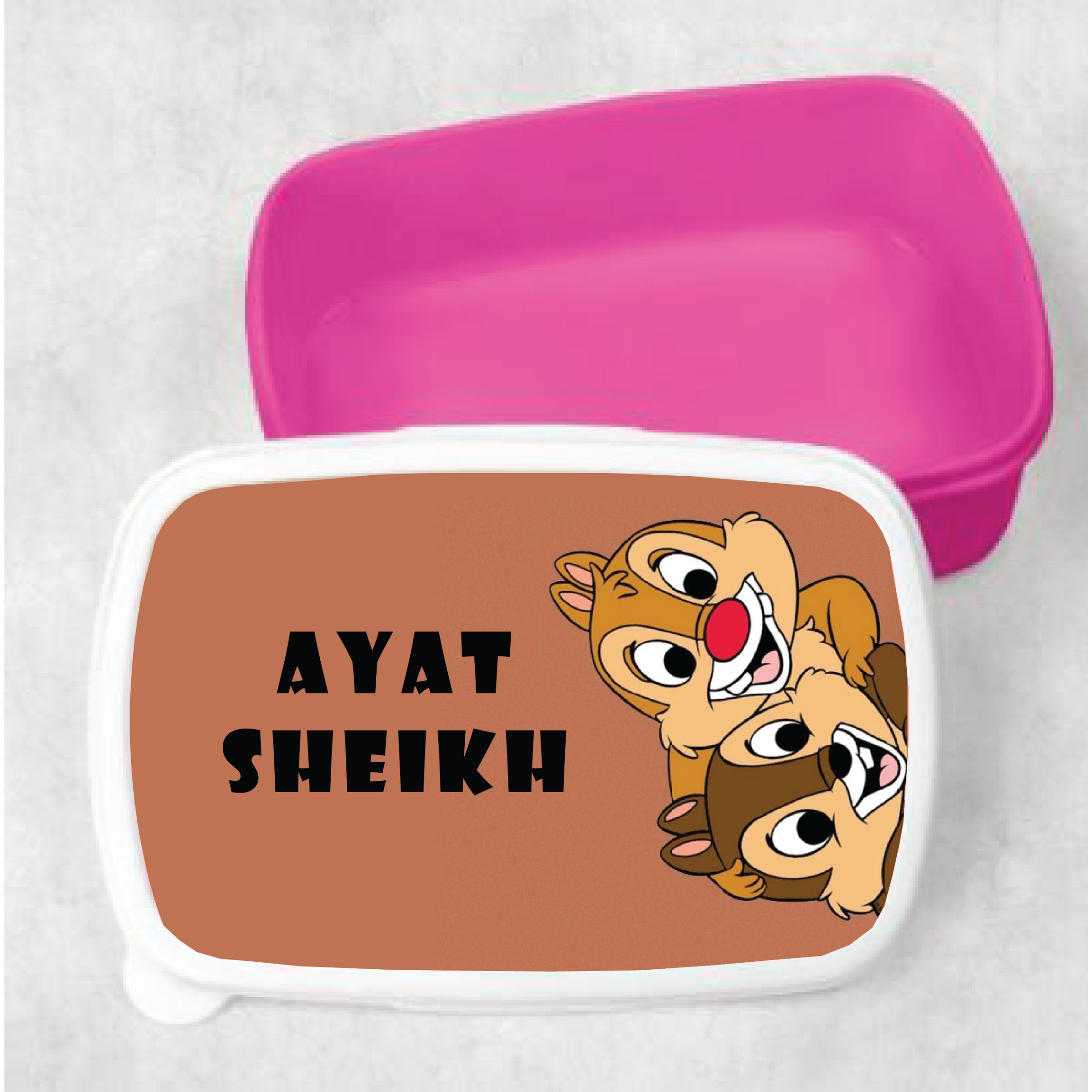Kids Chip ’n’ Dale Customized Lunch Box