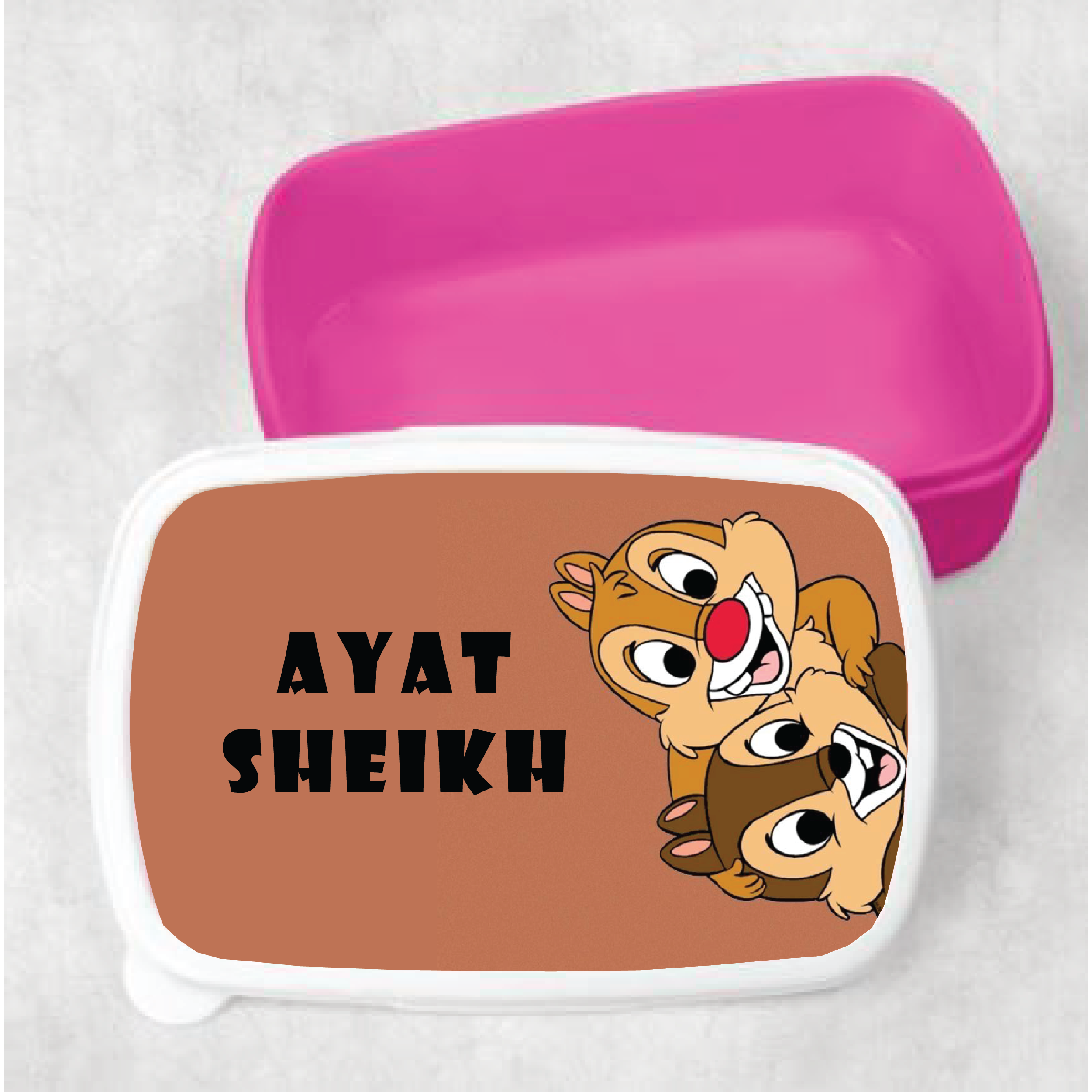Kids Chip ’n’ Dale Customized Lunch Box