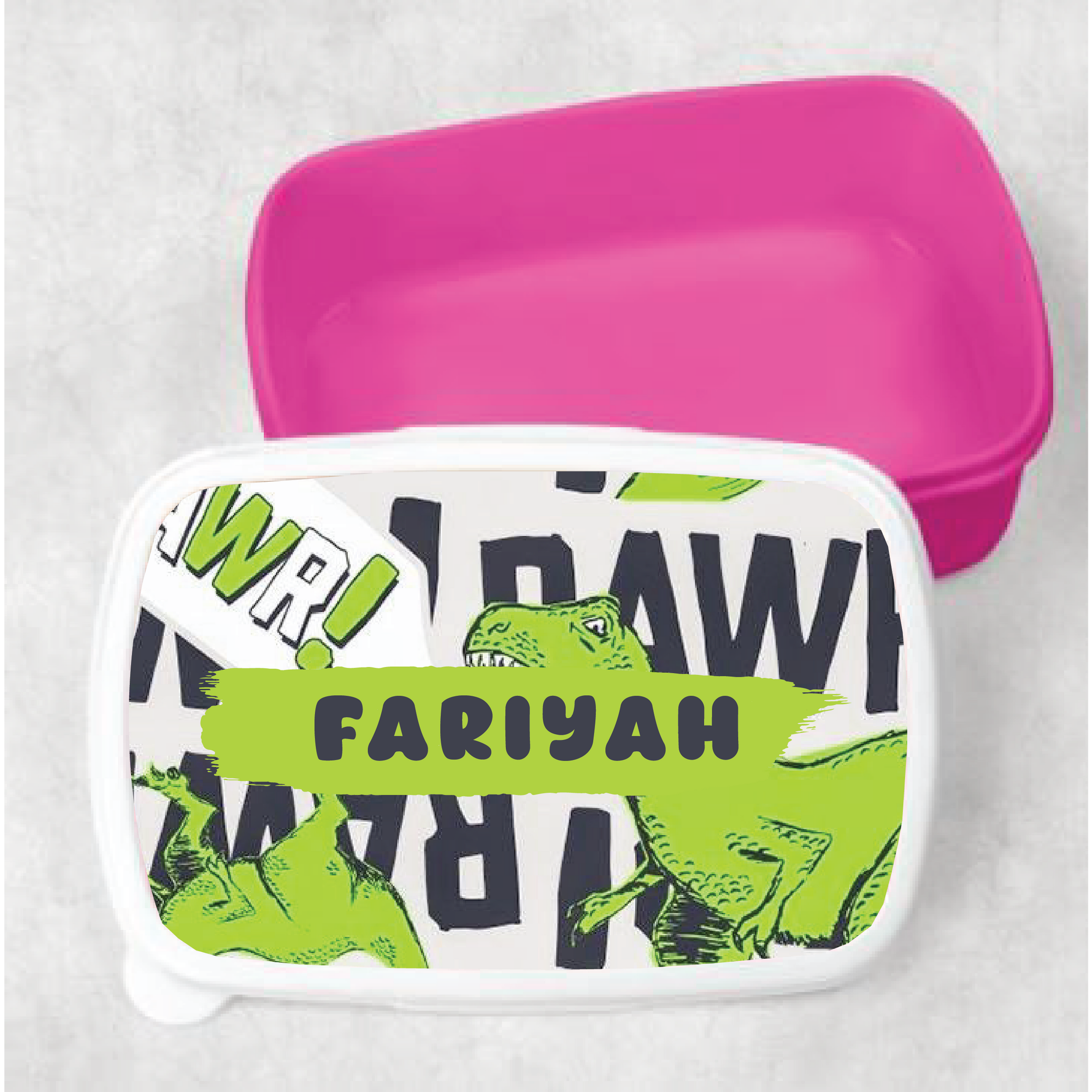Kids Dino Customized Lunch Box
