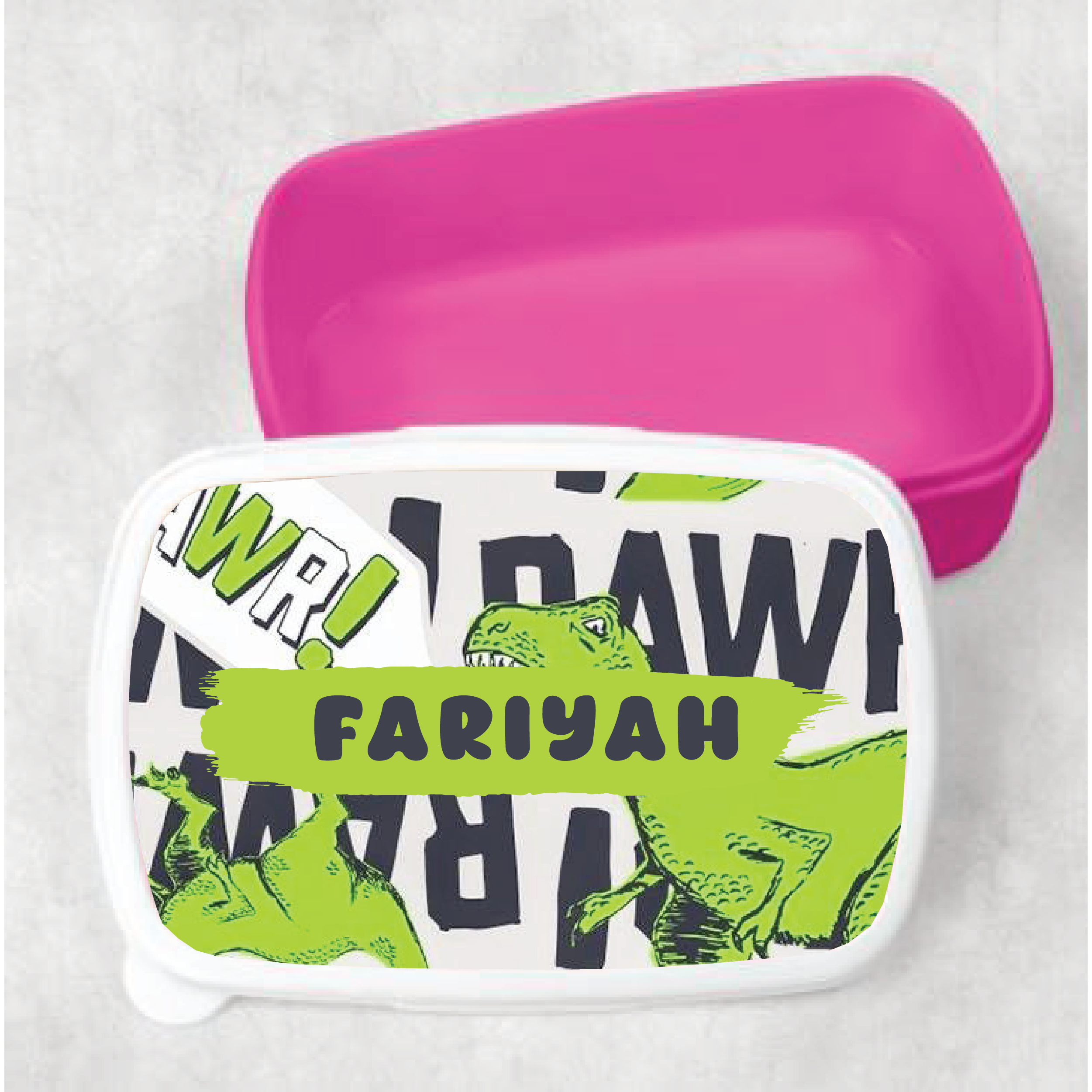 Kids Dino Customized Lunch Box