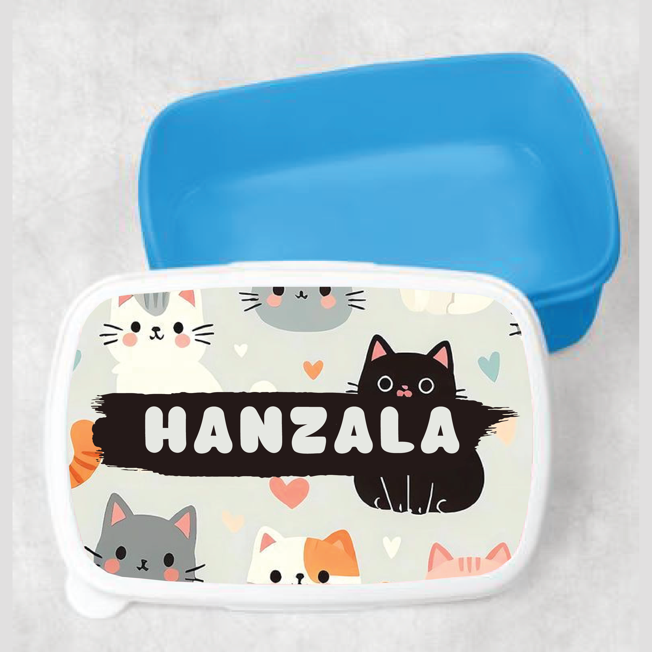 Kids Cat Customized Lunch Box