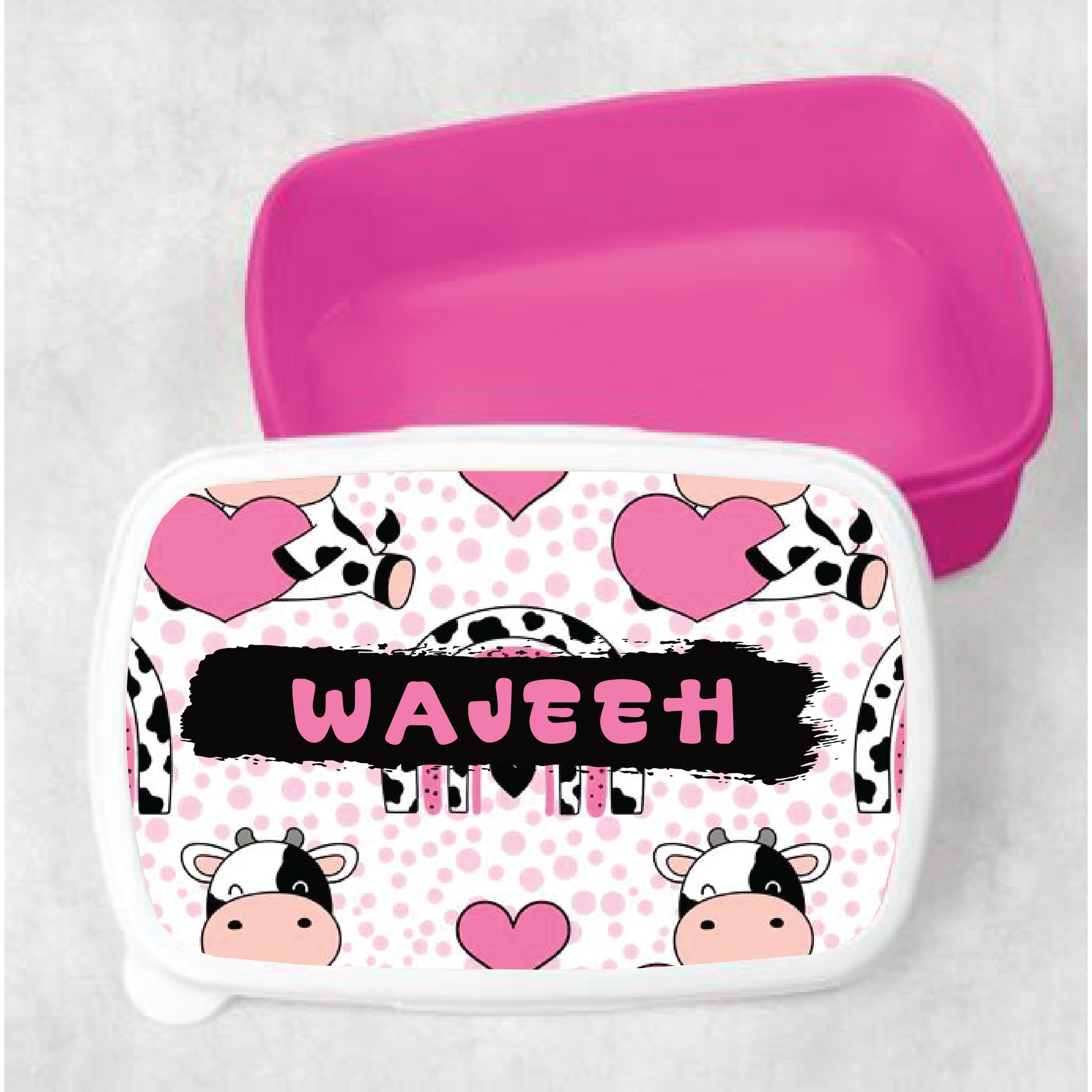Kids Cow Customized Lunch Box