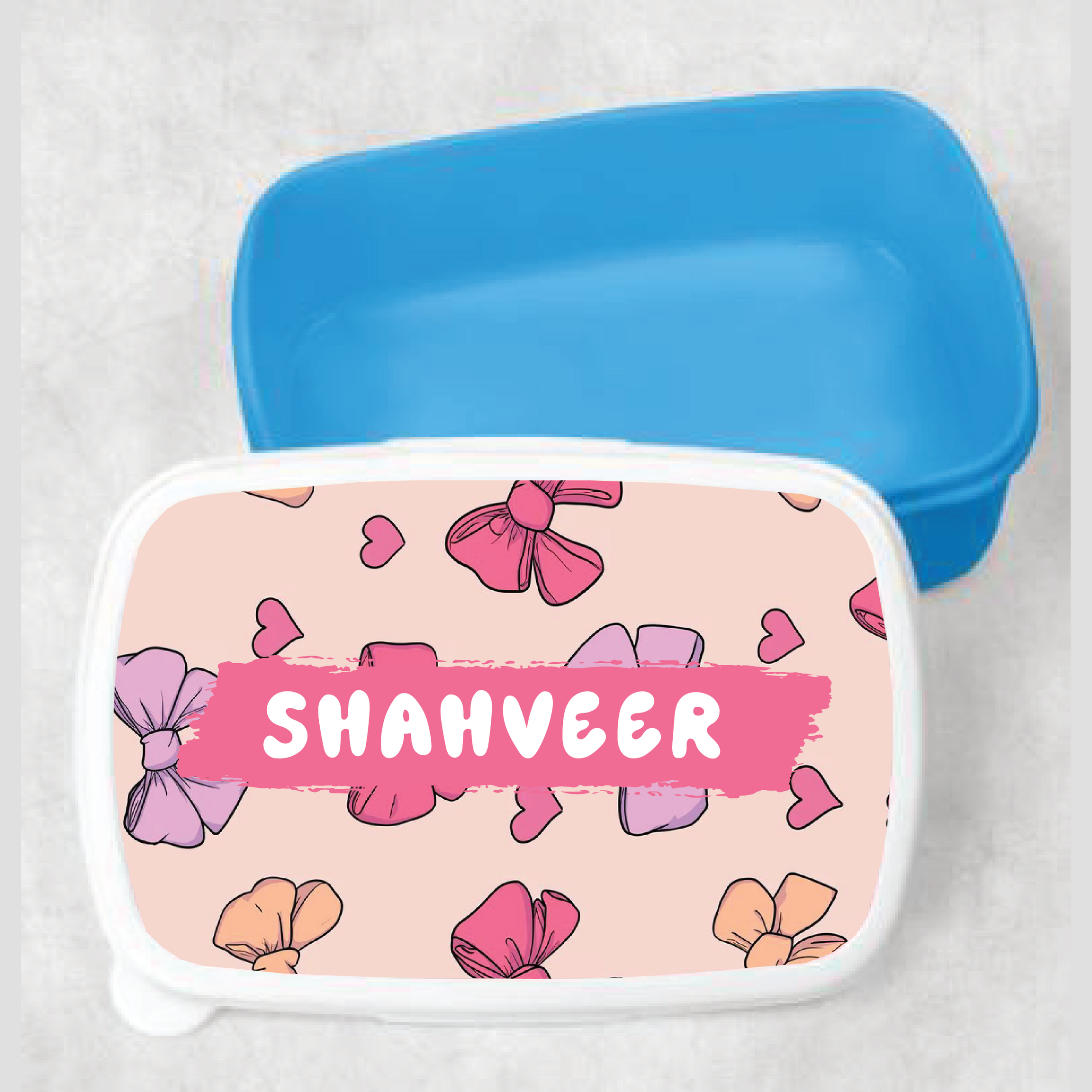 Kids Personalized Custom Name Lunch Box