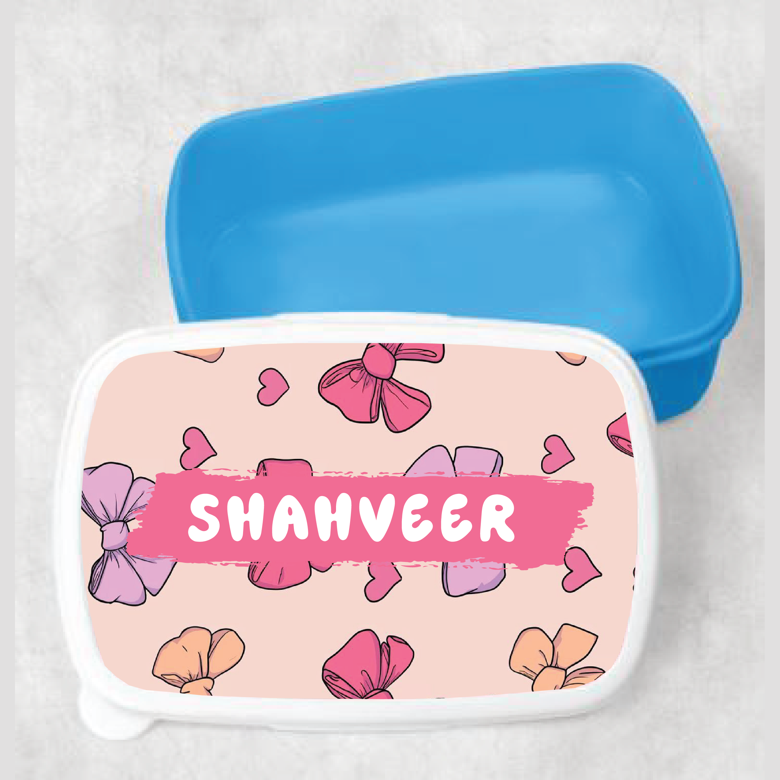 Kids Personalized Custom Name Lunch Box