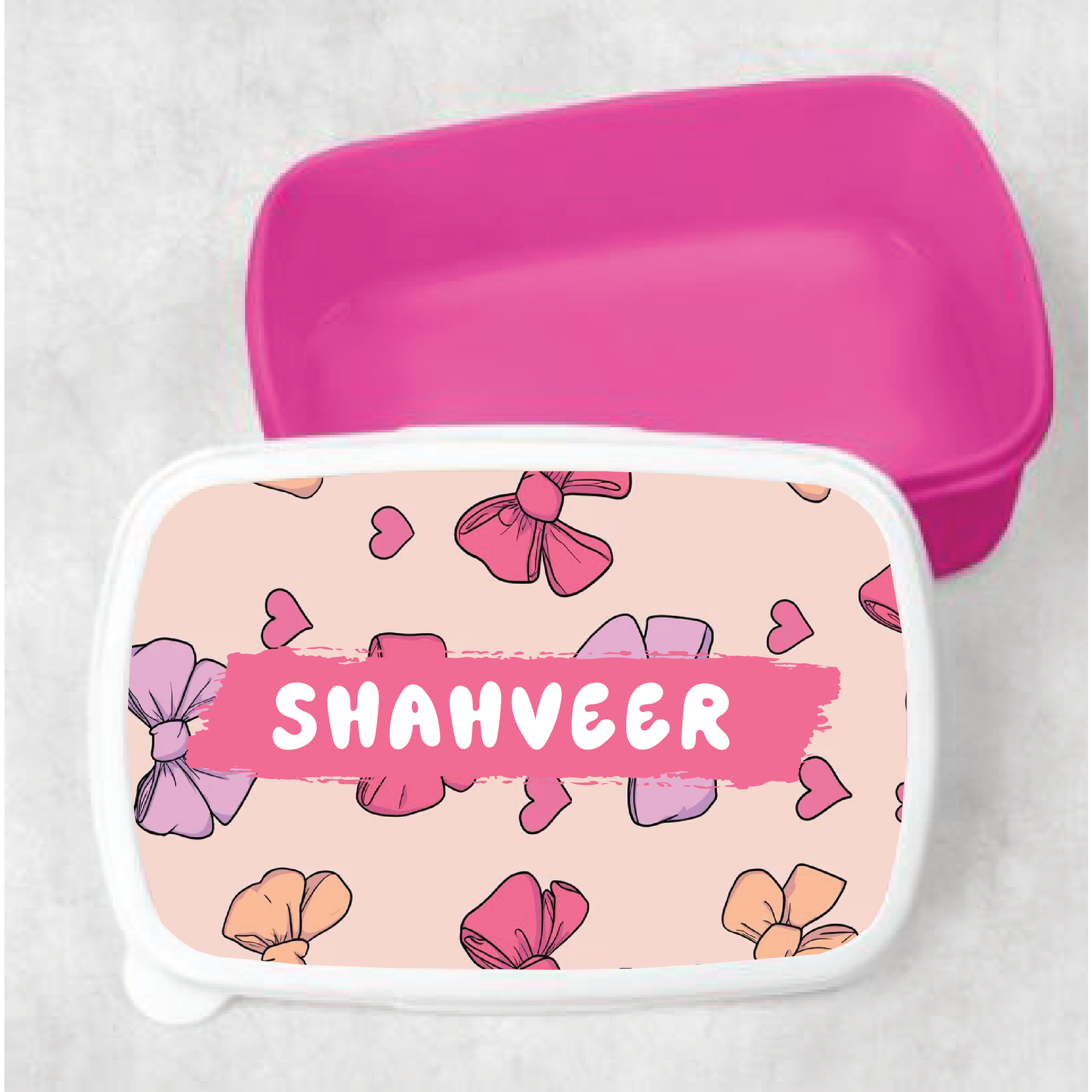Kids Personalized Custom Name Lunch Box