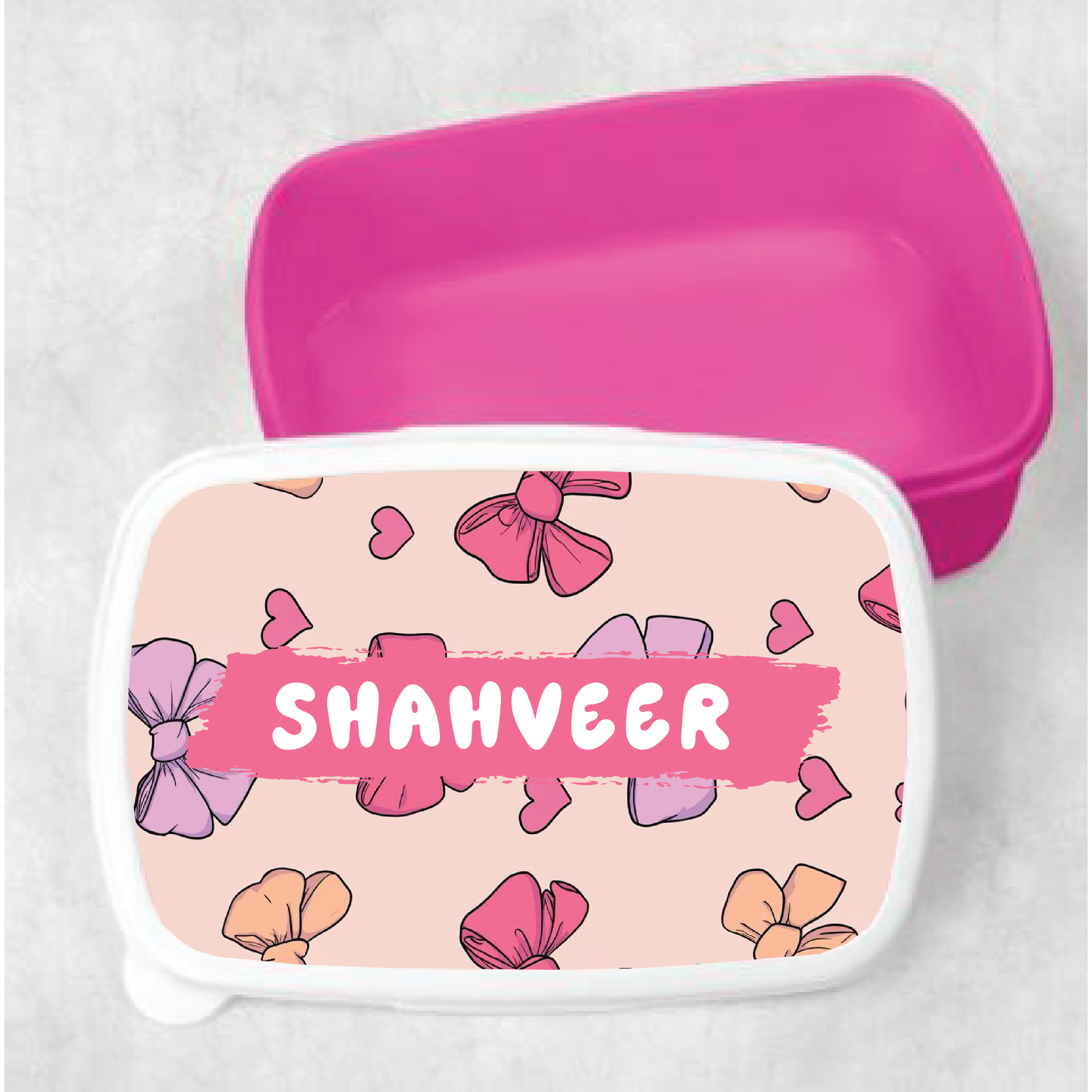 Kids Personalized Custom Name Lunch Box