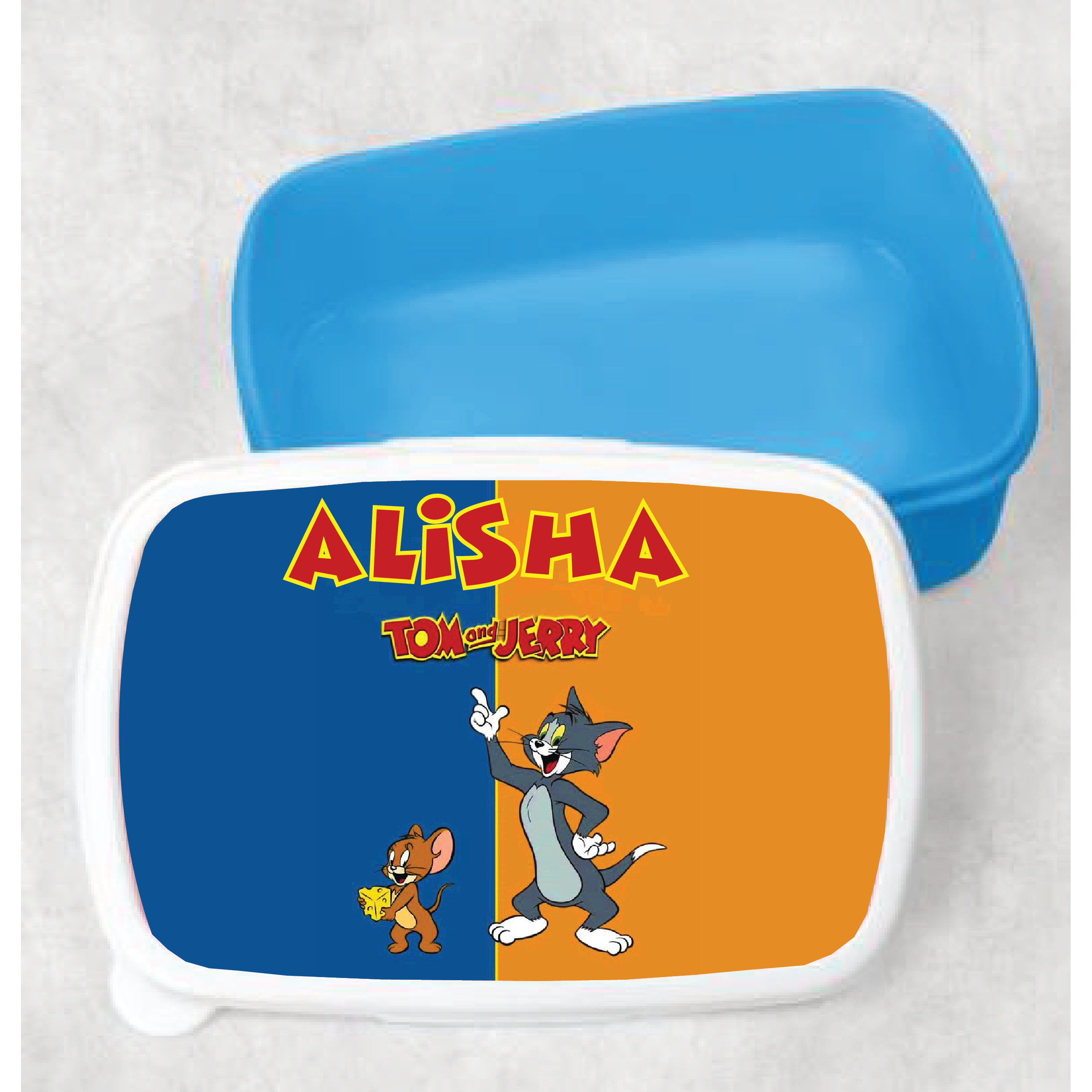 Personalized Cartoon Lunch Box with Name