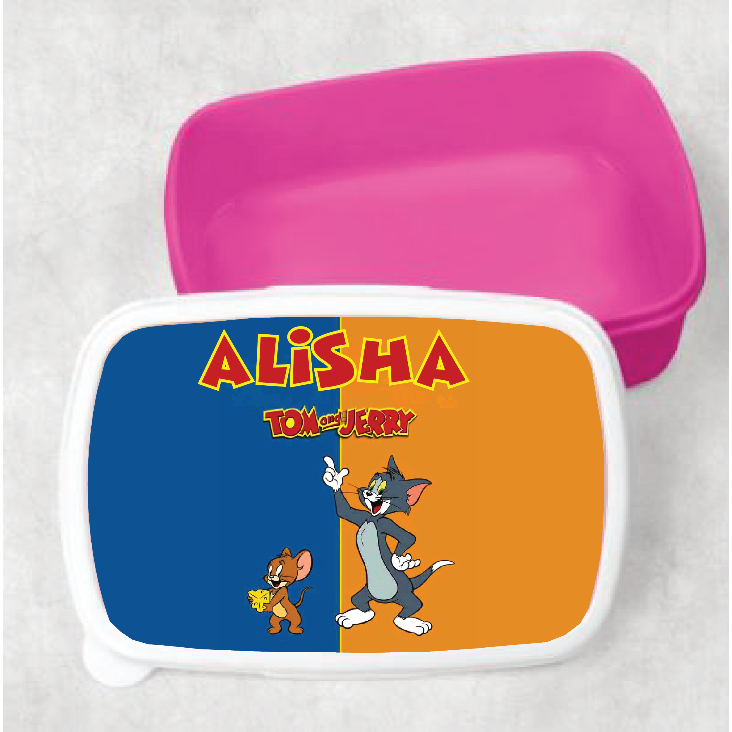 Personalized Cartoon Lunch Box with Name