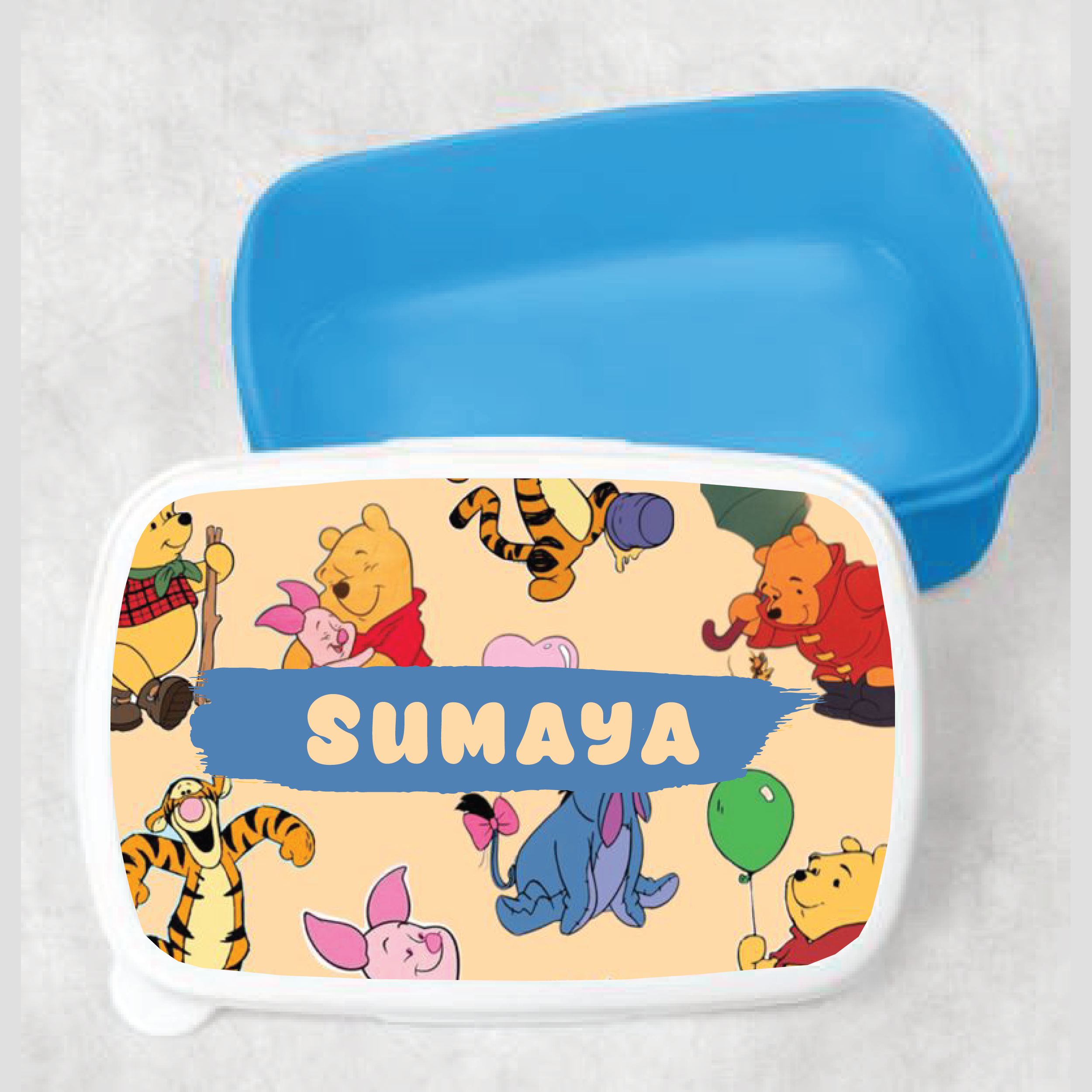 Kids Winnie The Pooh Customized Lunch Box