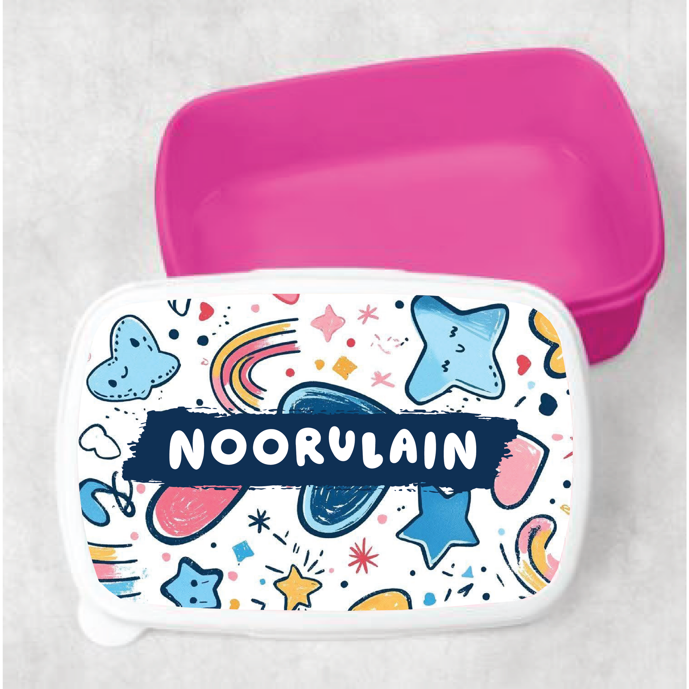 Kids Custom Name Lunch Box