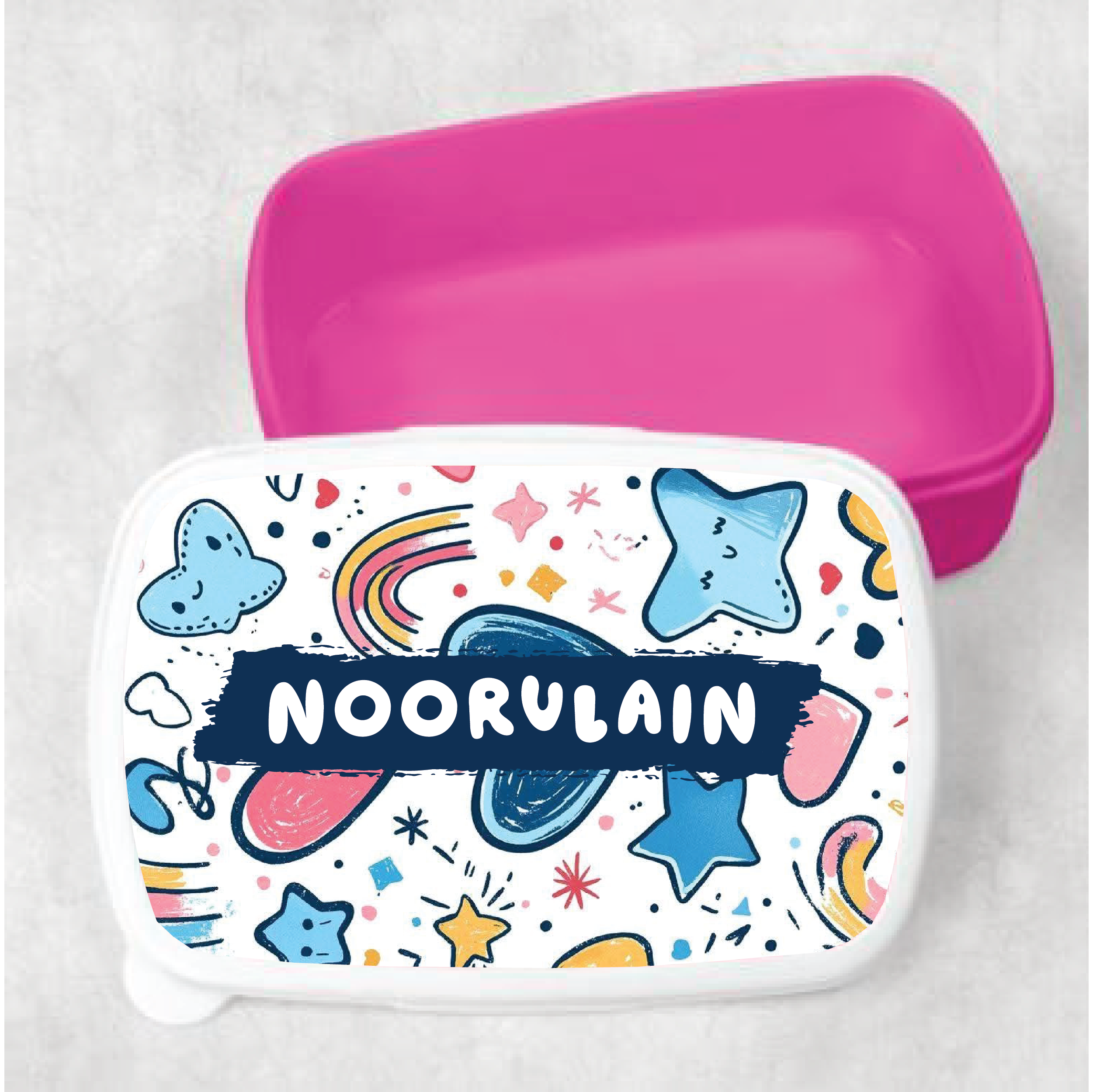 Kids Custom Name Lunch Box