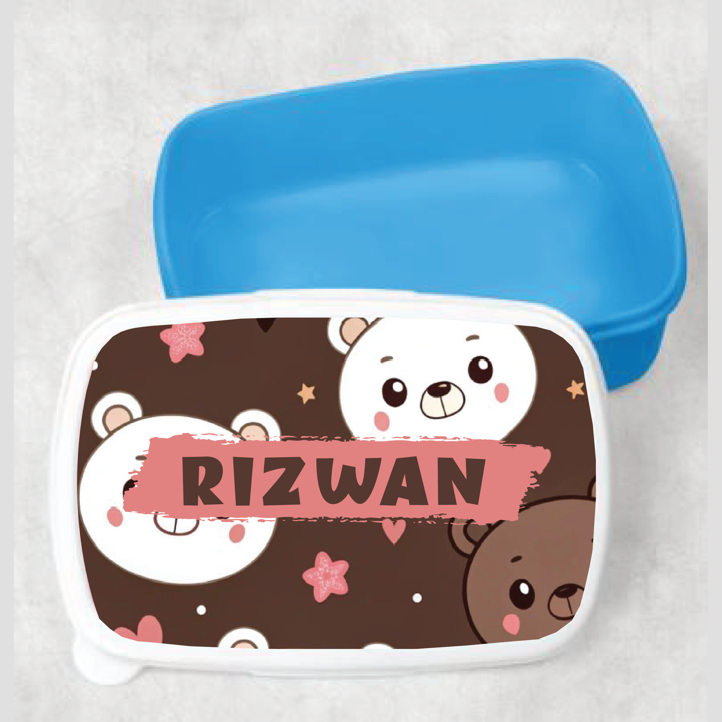 Kids Bear Customized Lunch Box