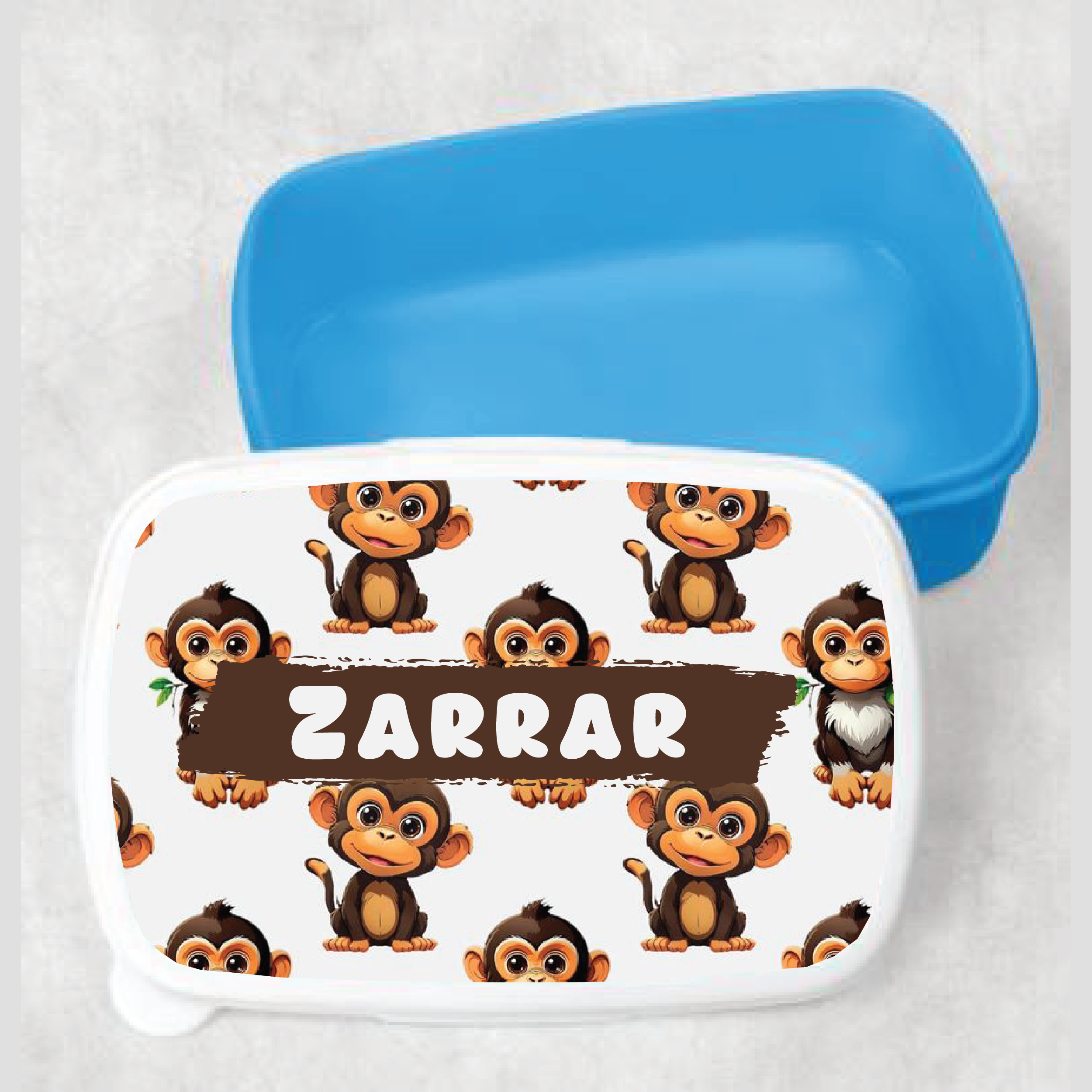 Kids Cute Monkey Customized Lunch Box