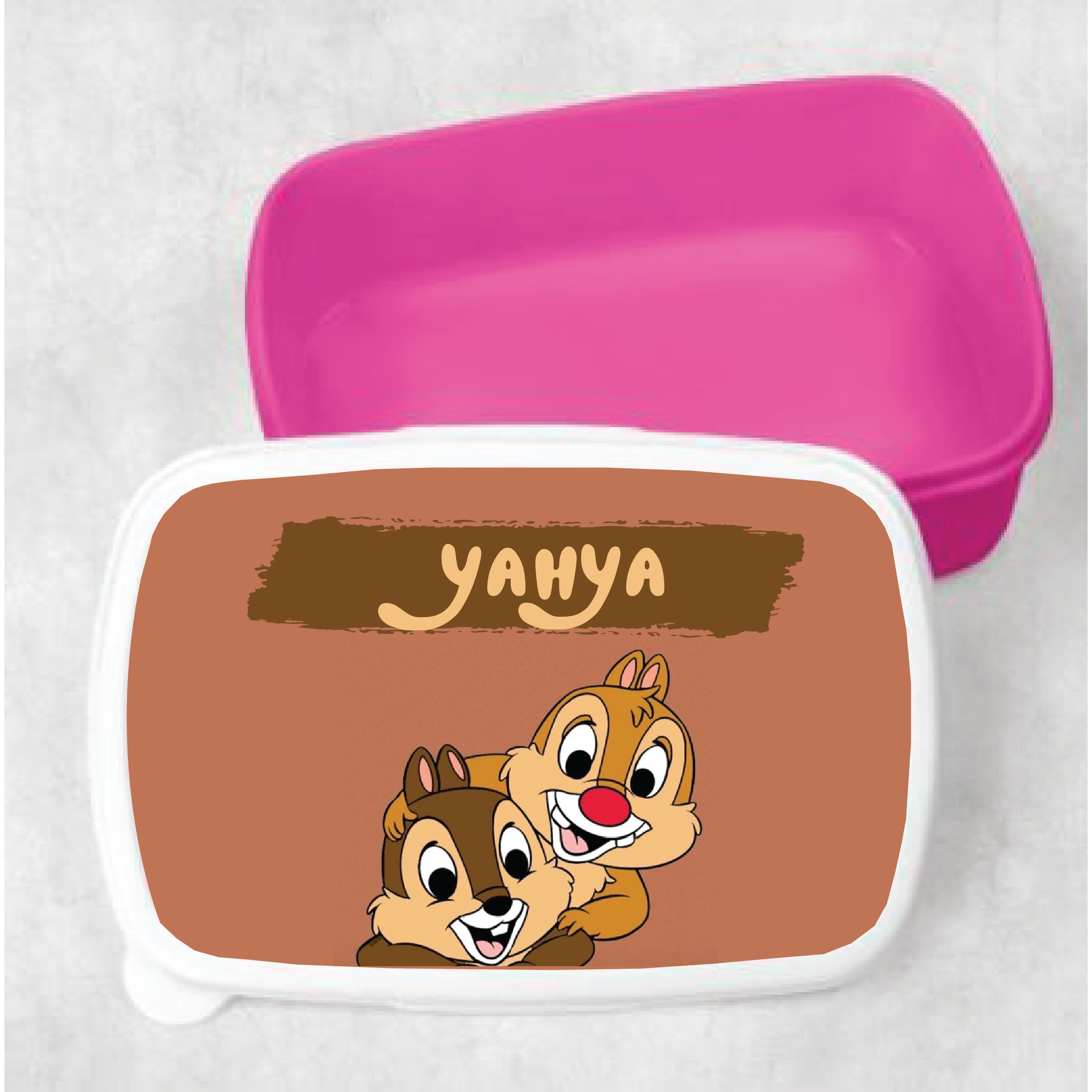 Kids Chipmunk Customized Lunch Box