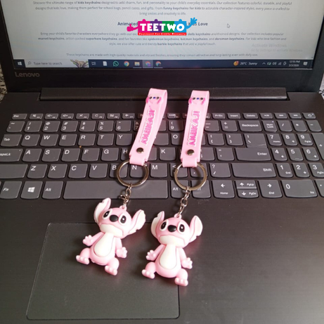 Angel Keychain (Pink Stitch) for Kids - Keychain Single Piece