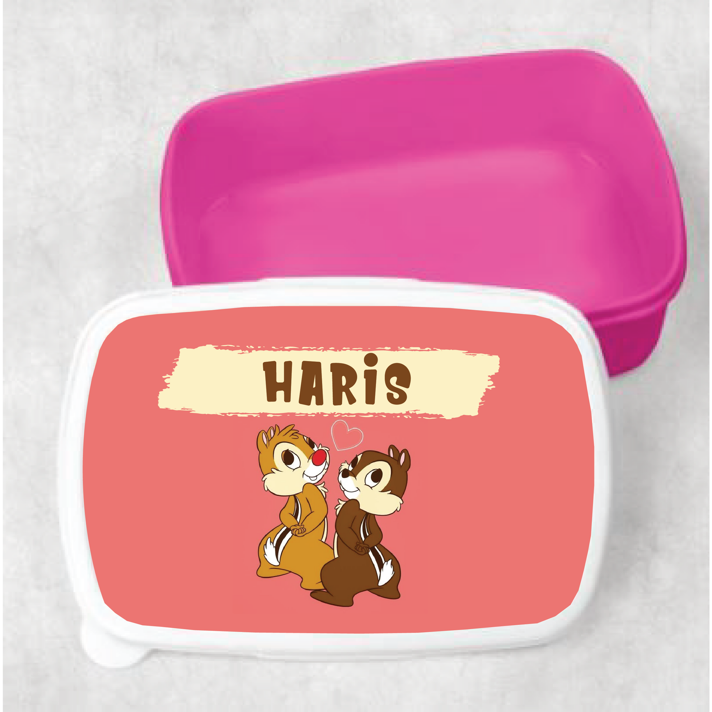 Kids Chipmunk Customized Lunch Box