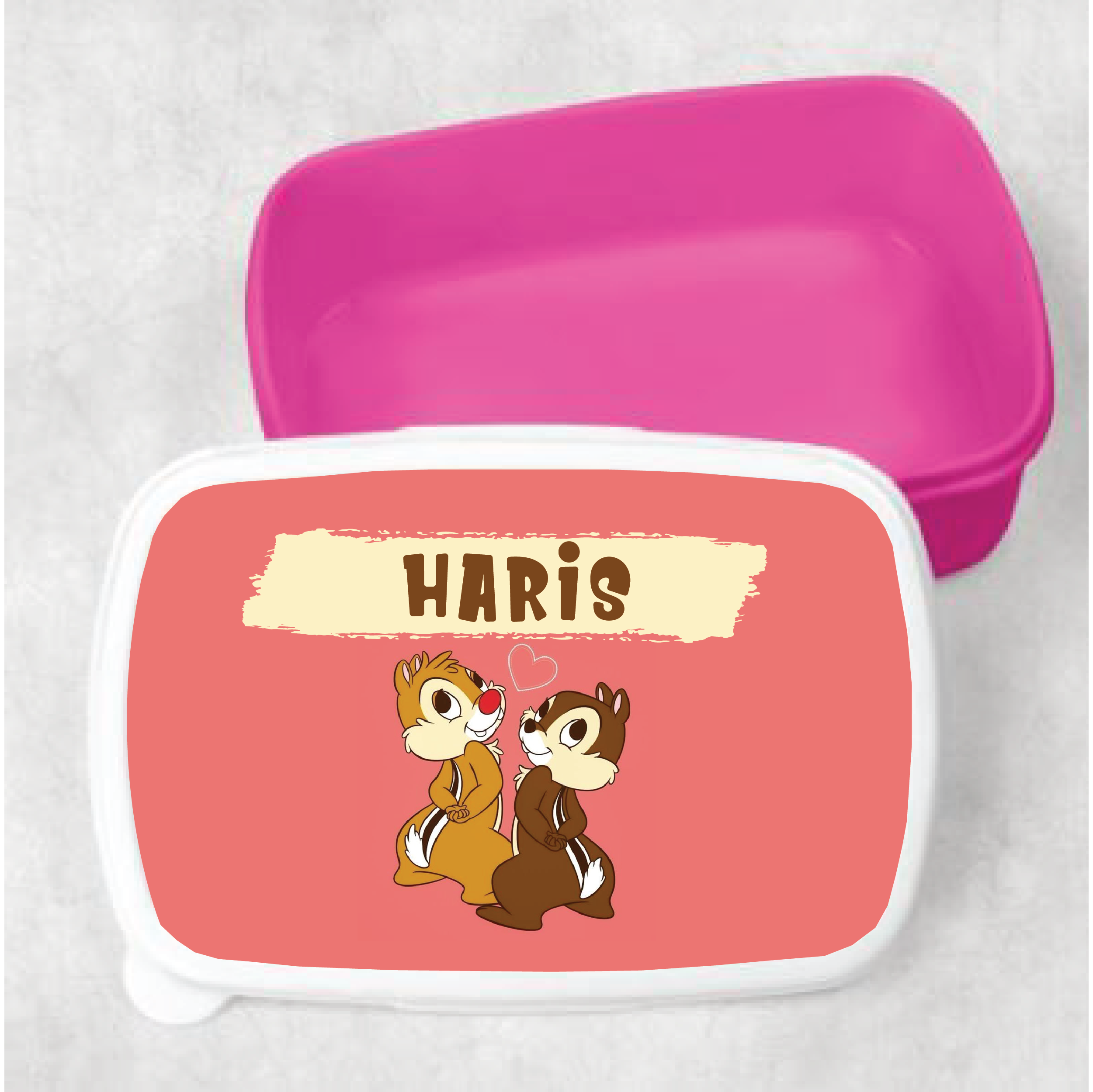 Kids Chipmunk Customized Lunch Box