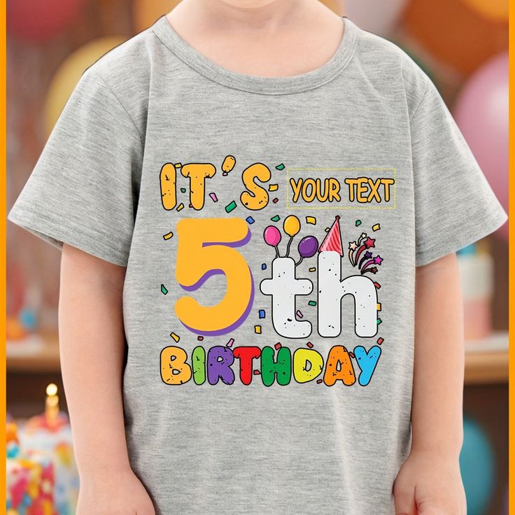 Custom Birthday Party Shirt