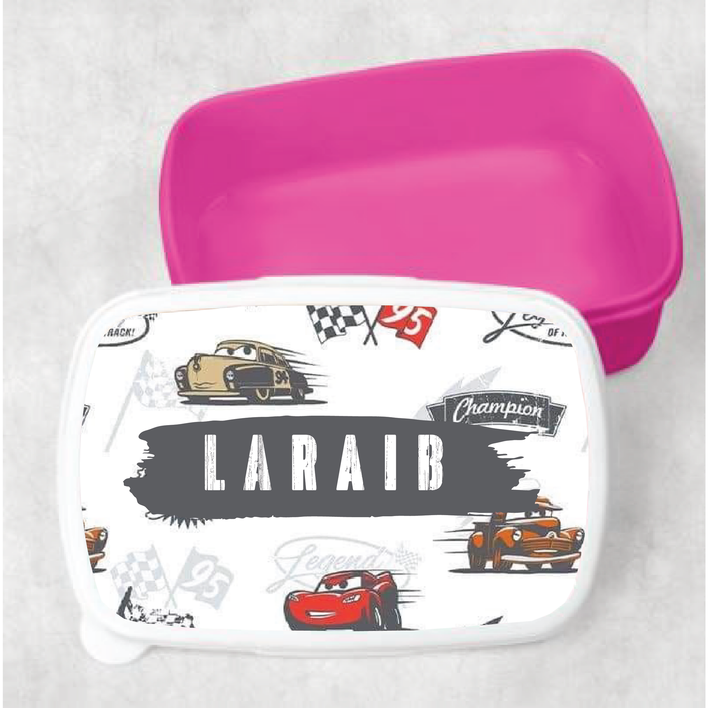 Kids Cars Customized Lunch Box