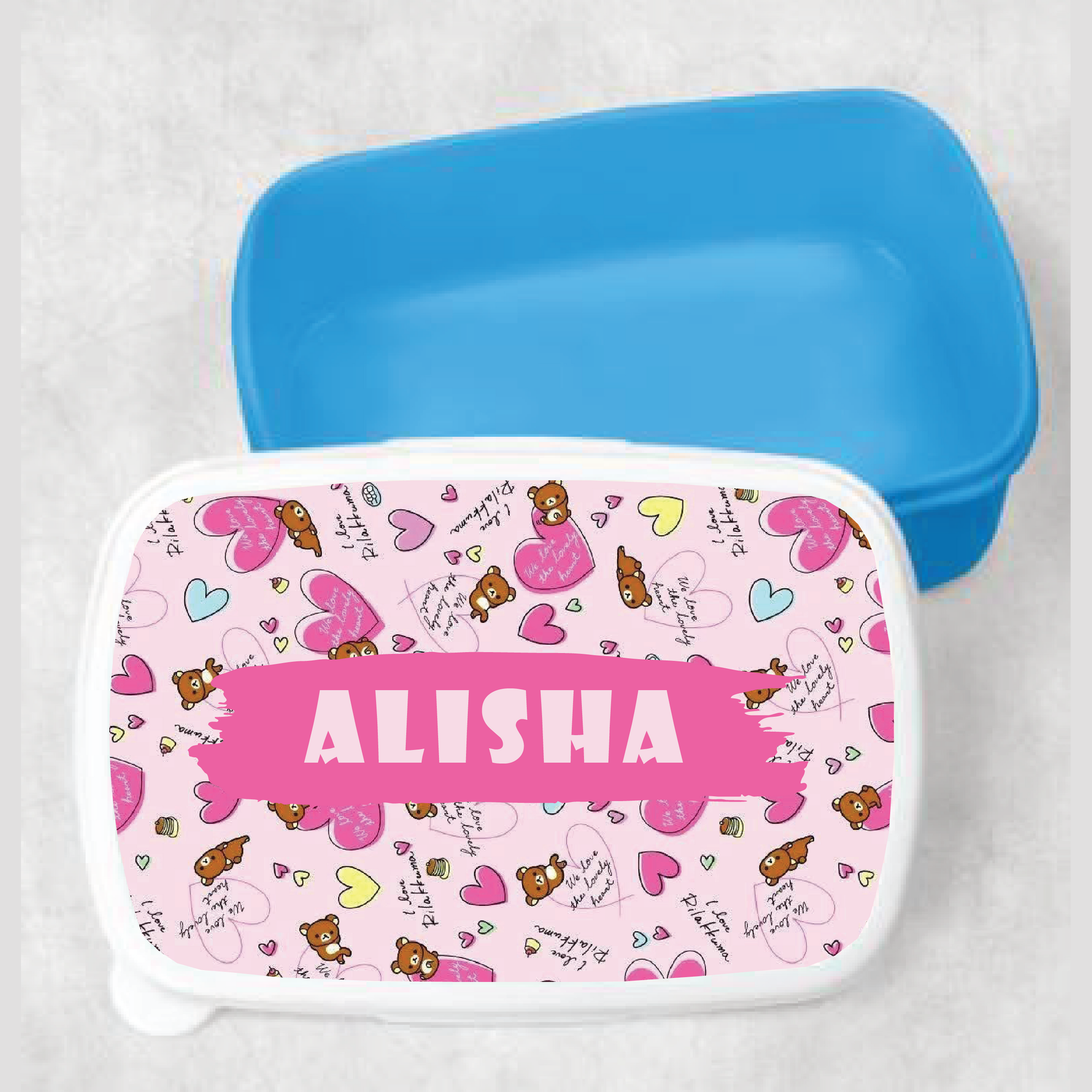 Kids Custom Name Customized Lunch Box