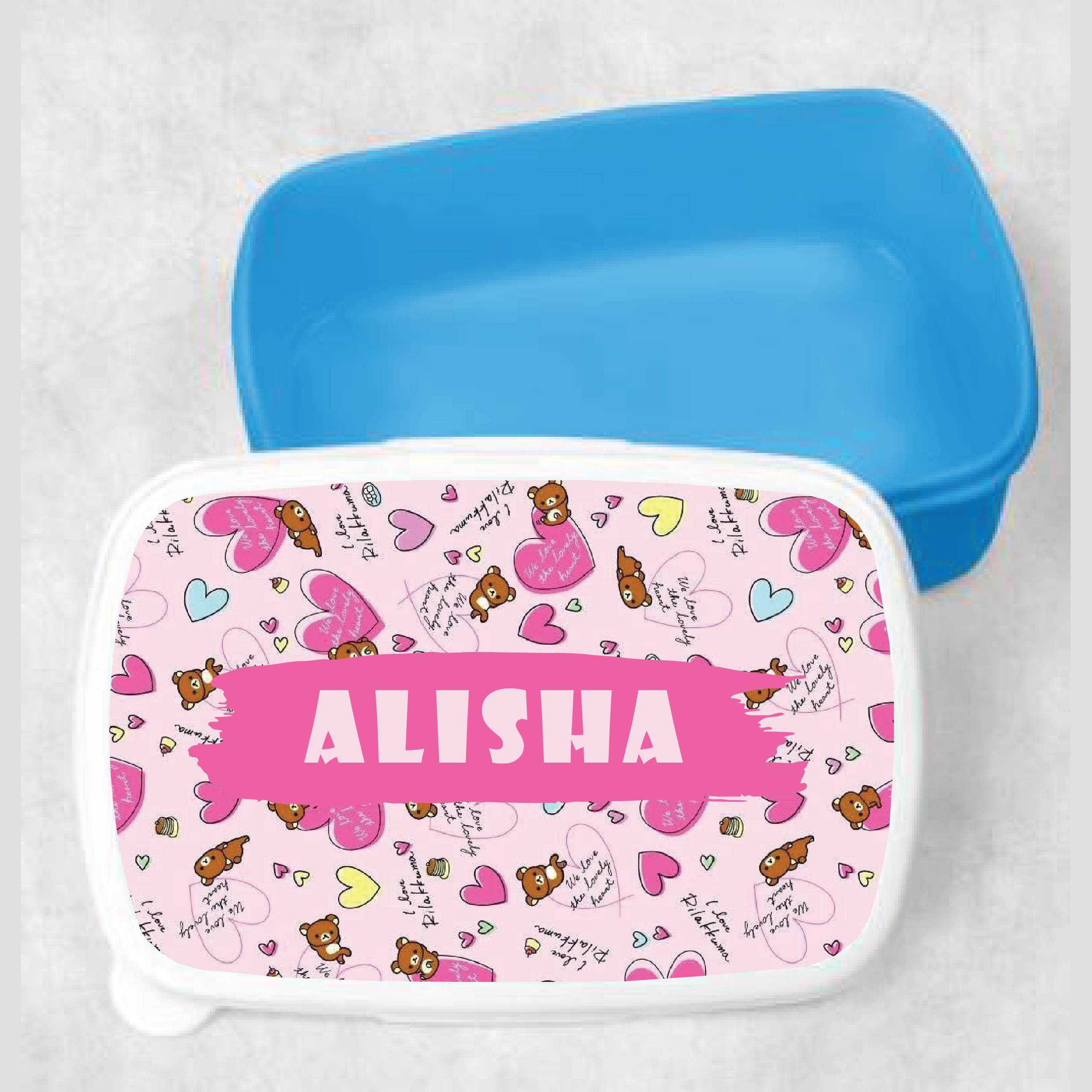 Kids Custom Name Customized Lunch Box