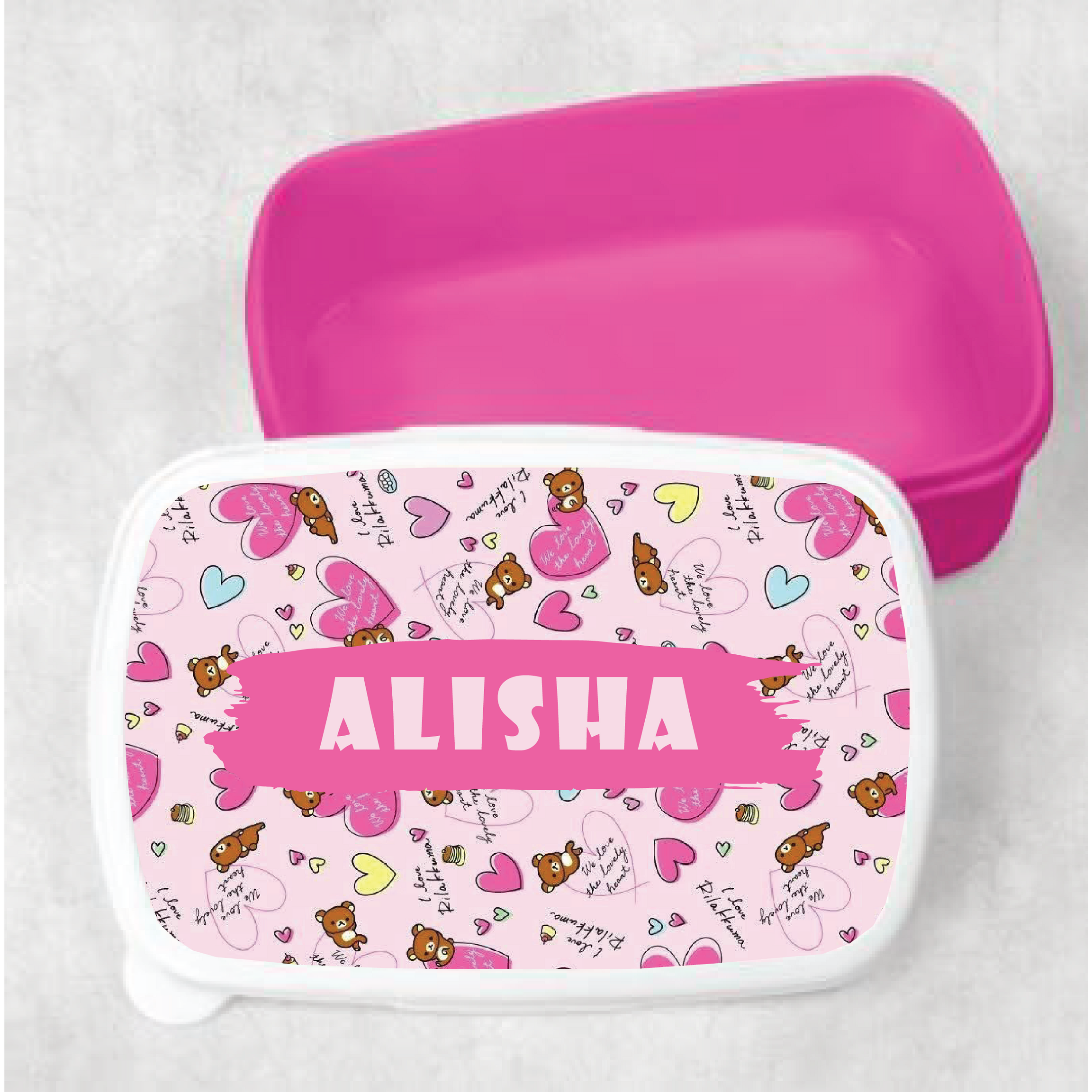 Kids Custom Name Customized Lunch Box