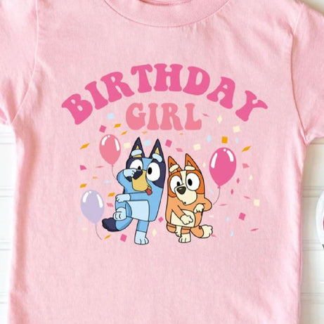 Birthday Girl Bluey T-Shirt