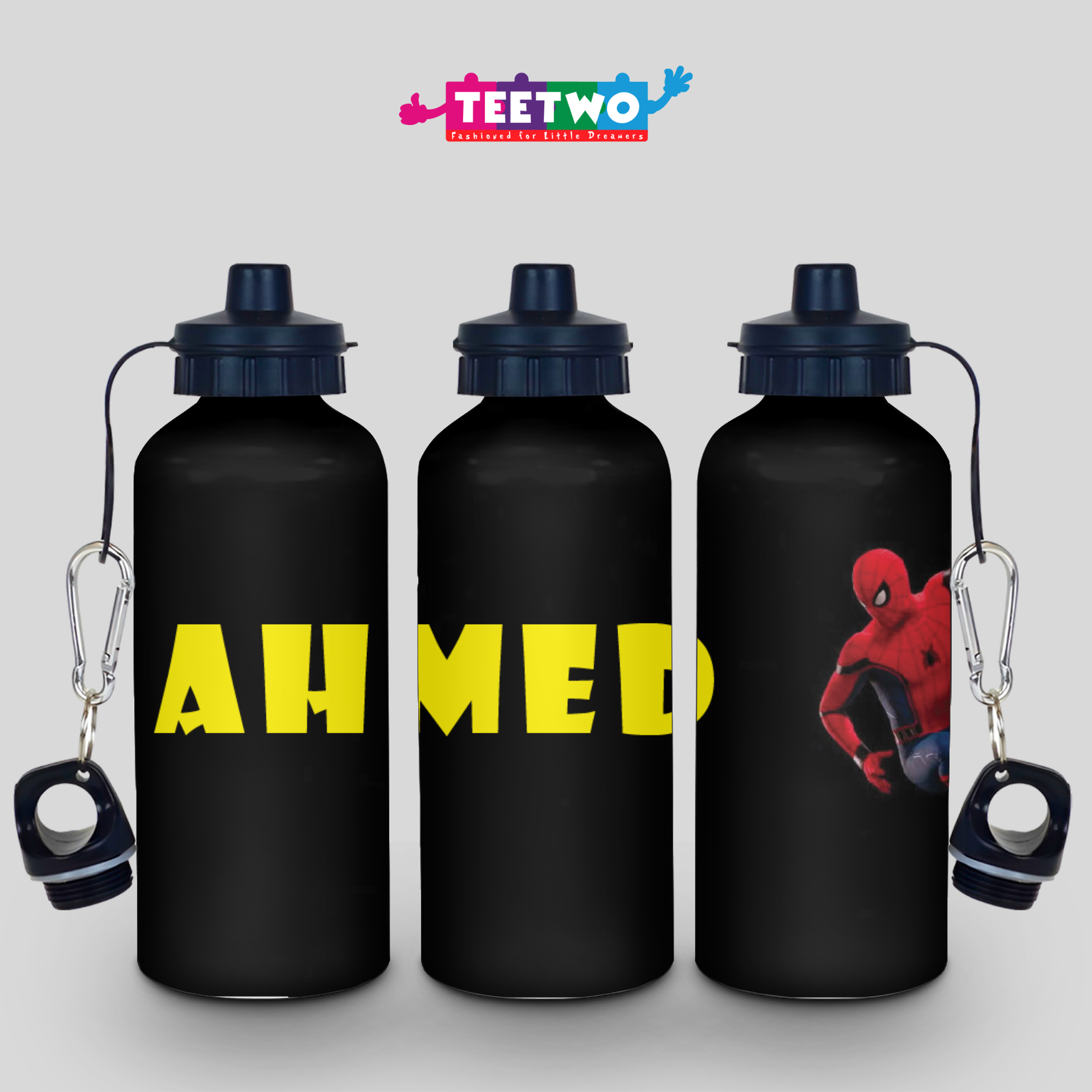 Customized Spiderman Water Bottle