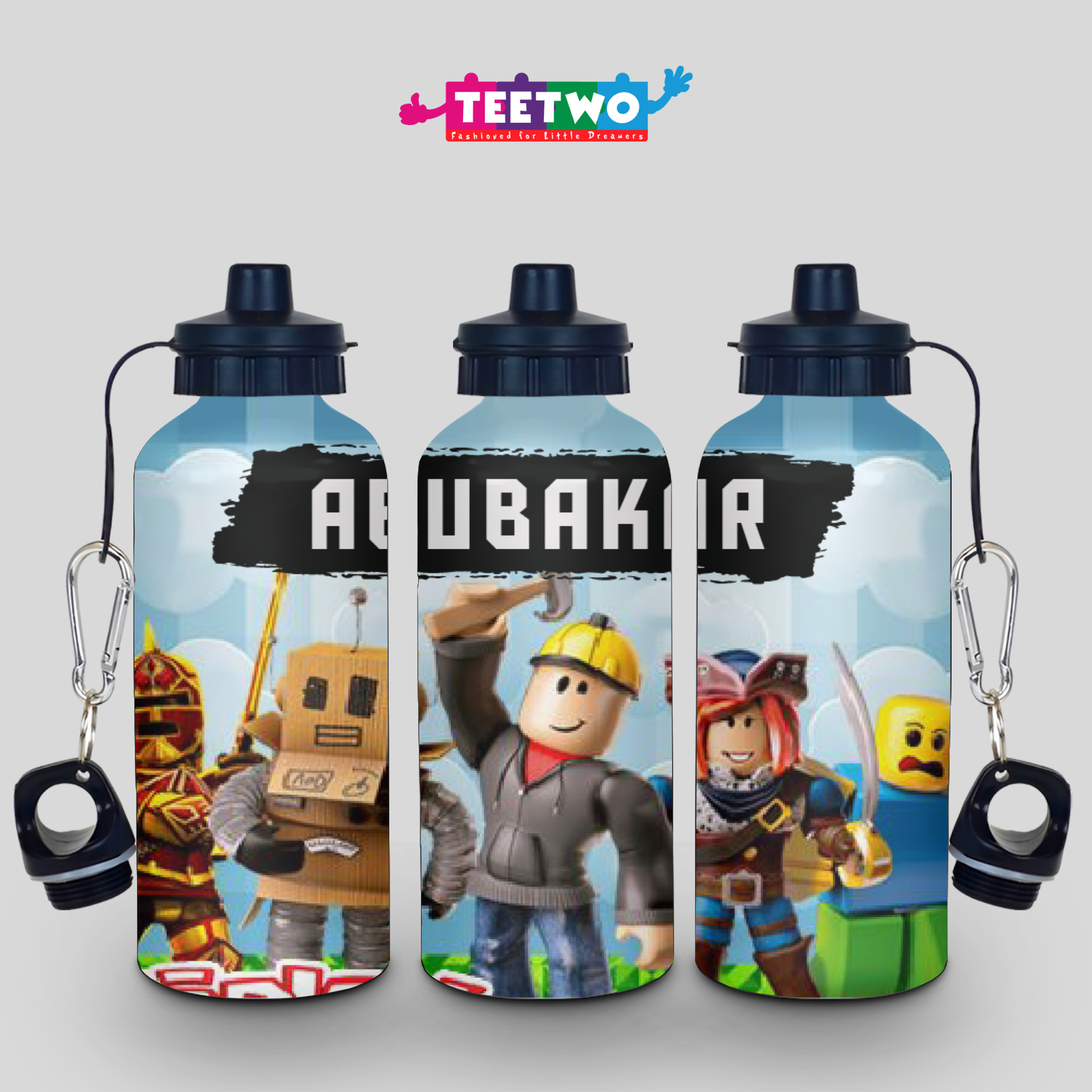 Customized Roblox Water Bottle for Kids