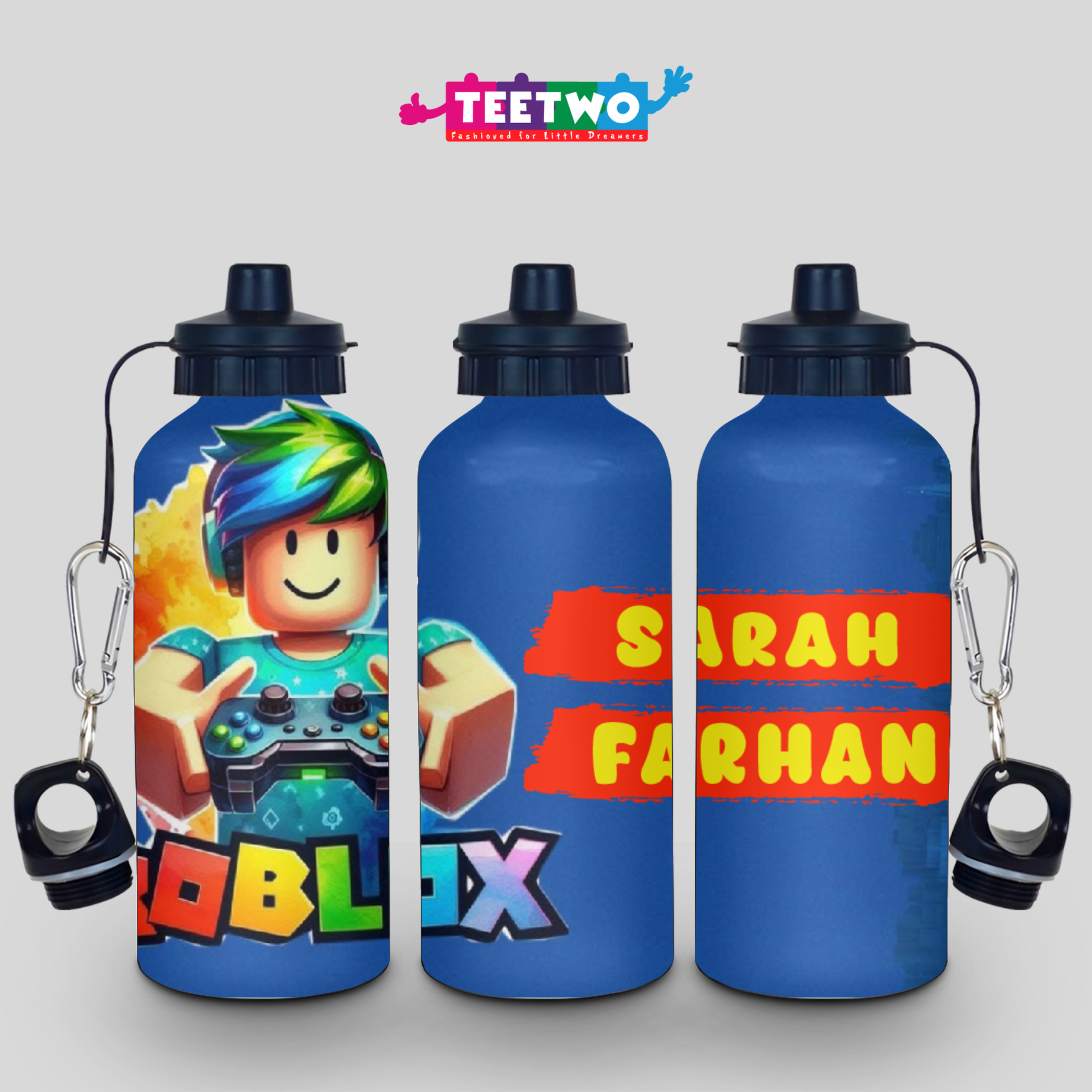 Customized Roblox Water Bottle for Kids