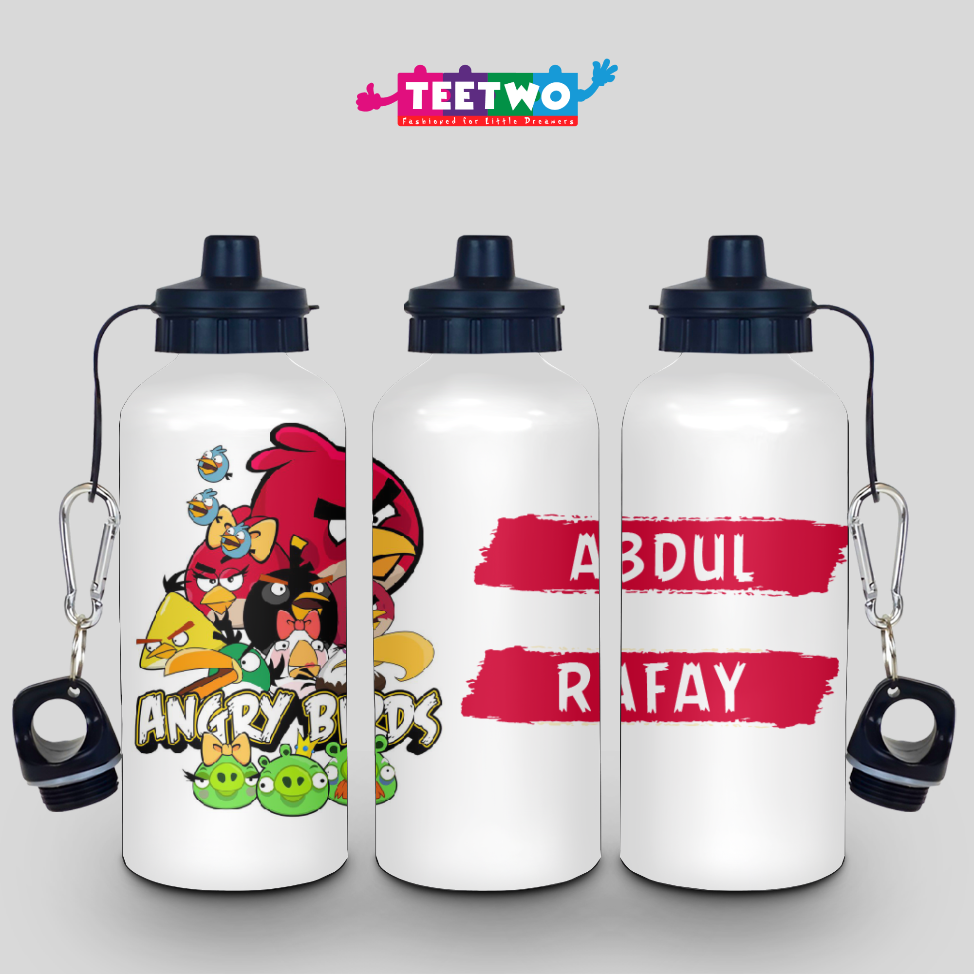 Customized Angry Birds Water Bottle