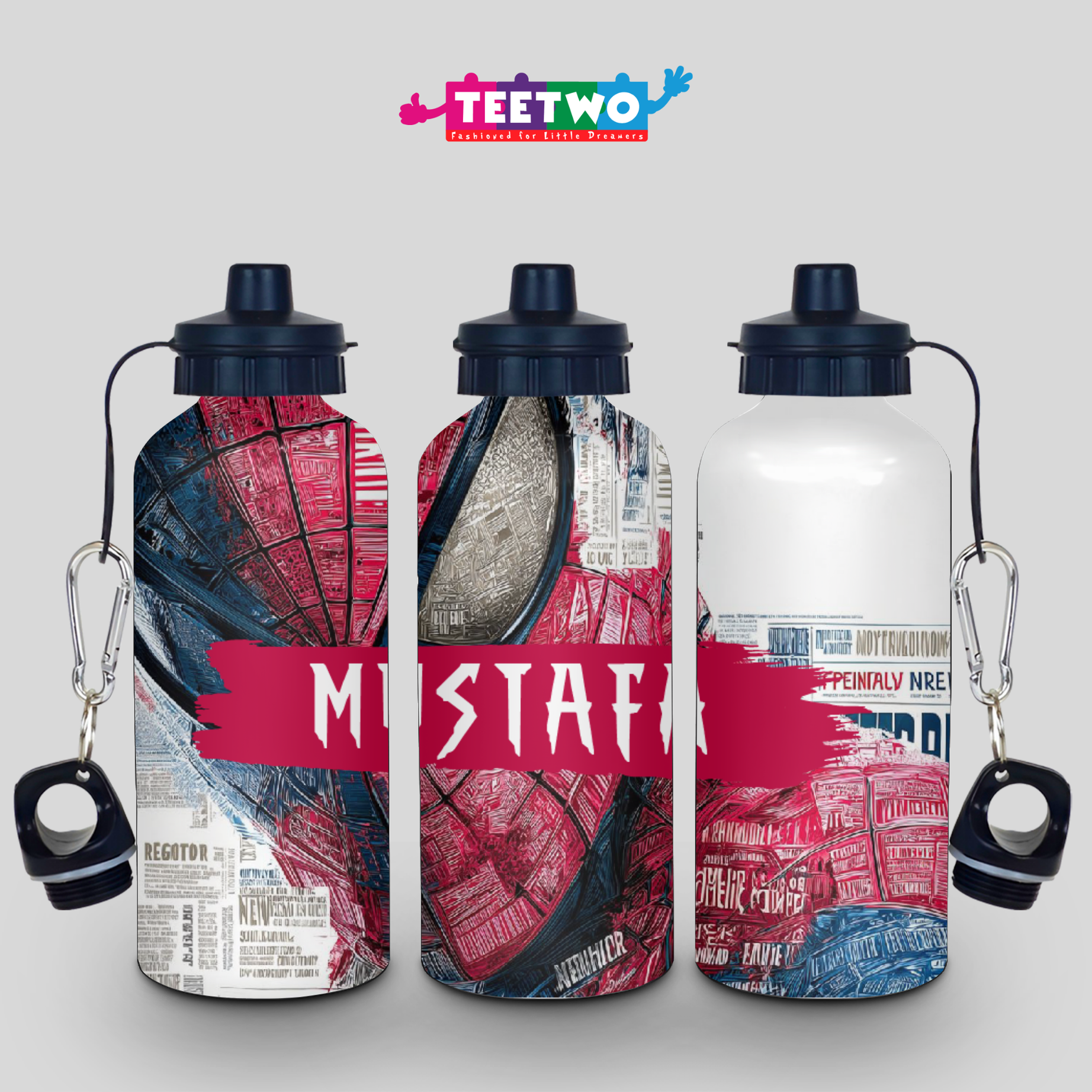Personalized Spiderman Bottle for Kids