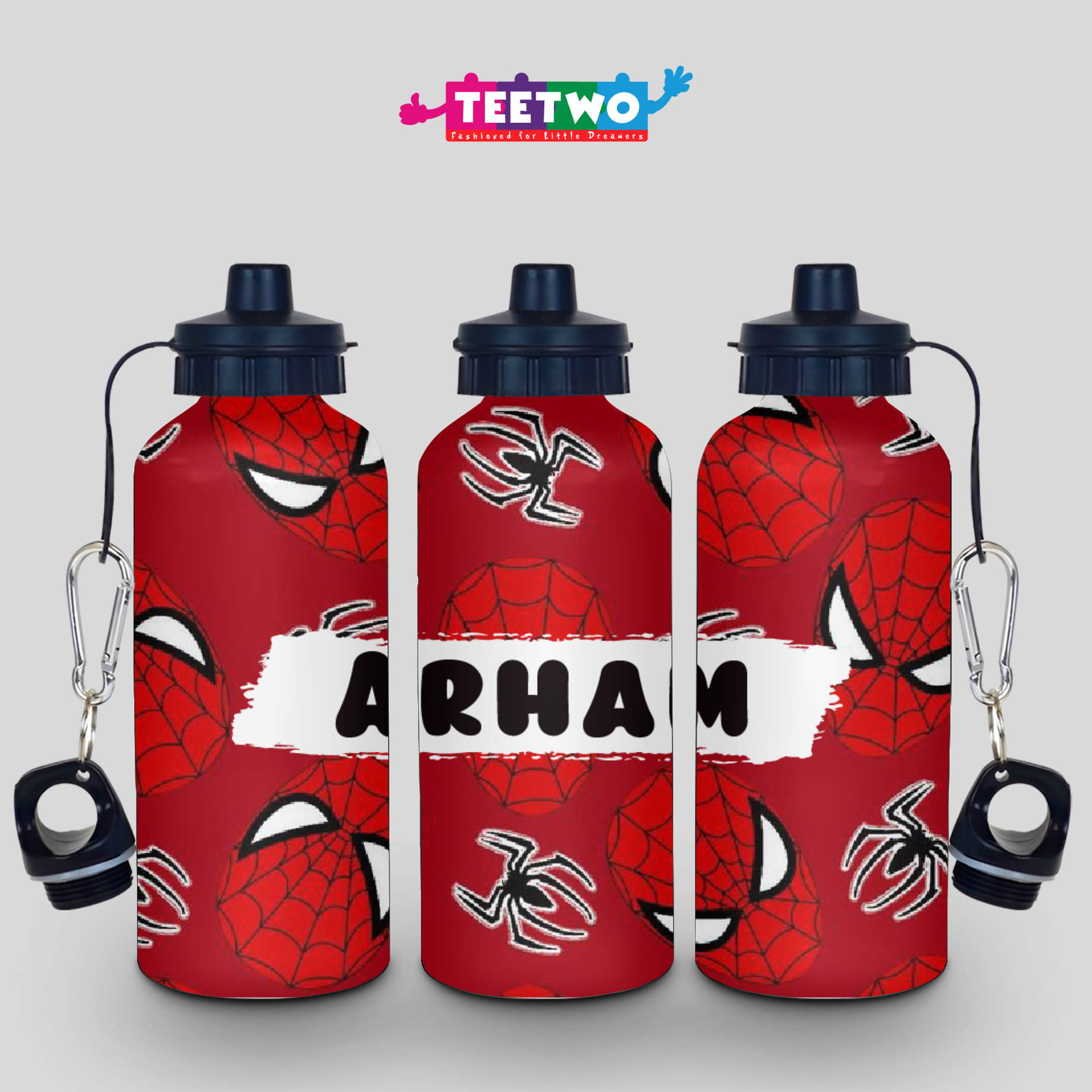 Customized Spiderman Water Bottle