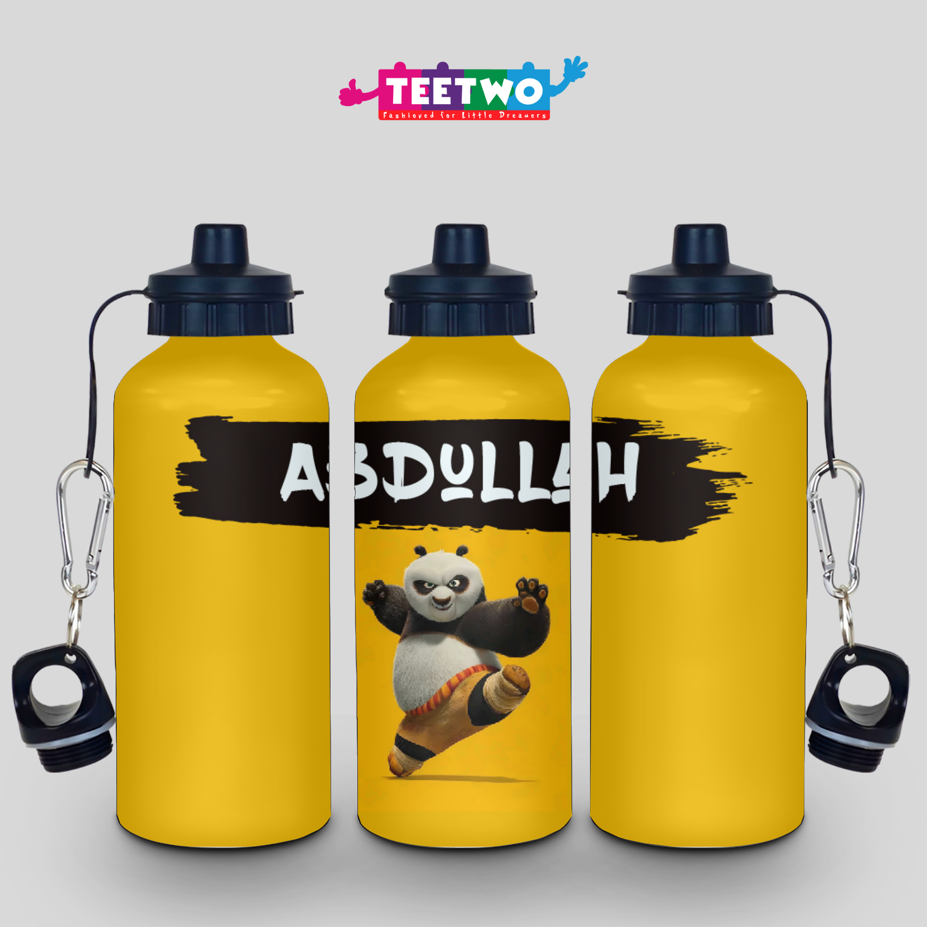 Personalized Kung Fu Panda Water Bottle