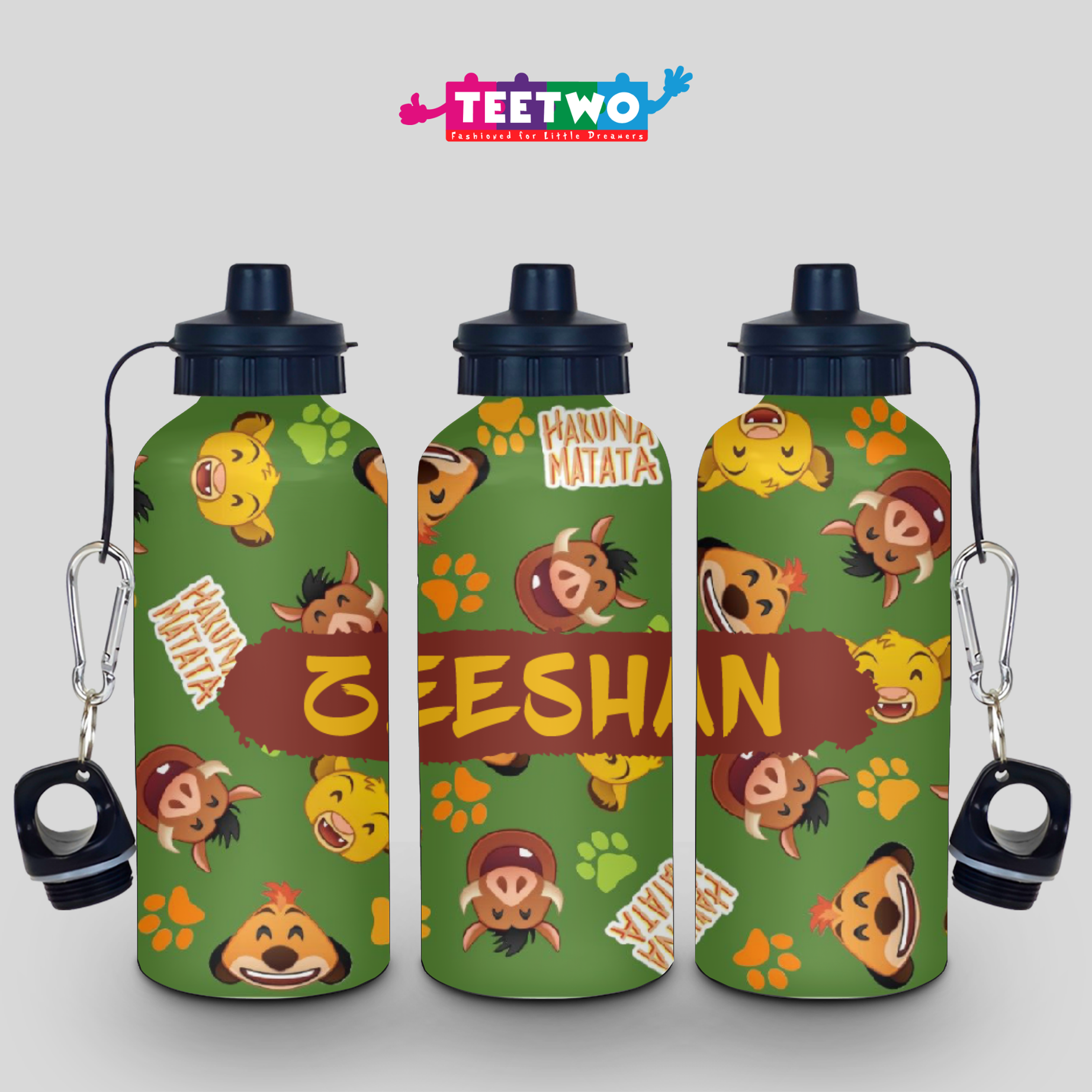 Personalized Lion King Water Bottle for Kids