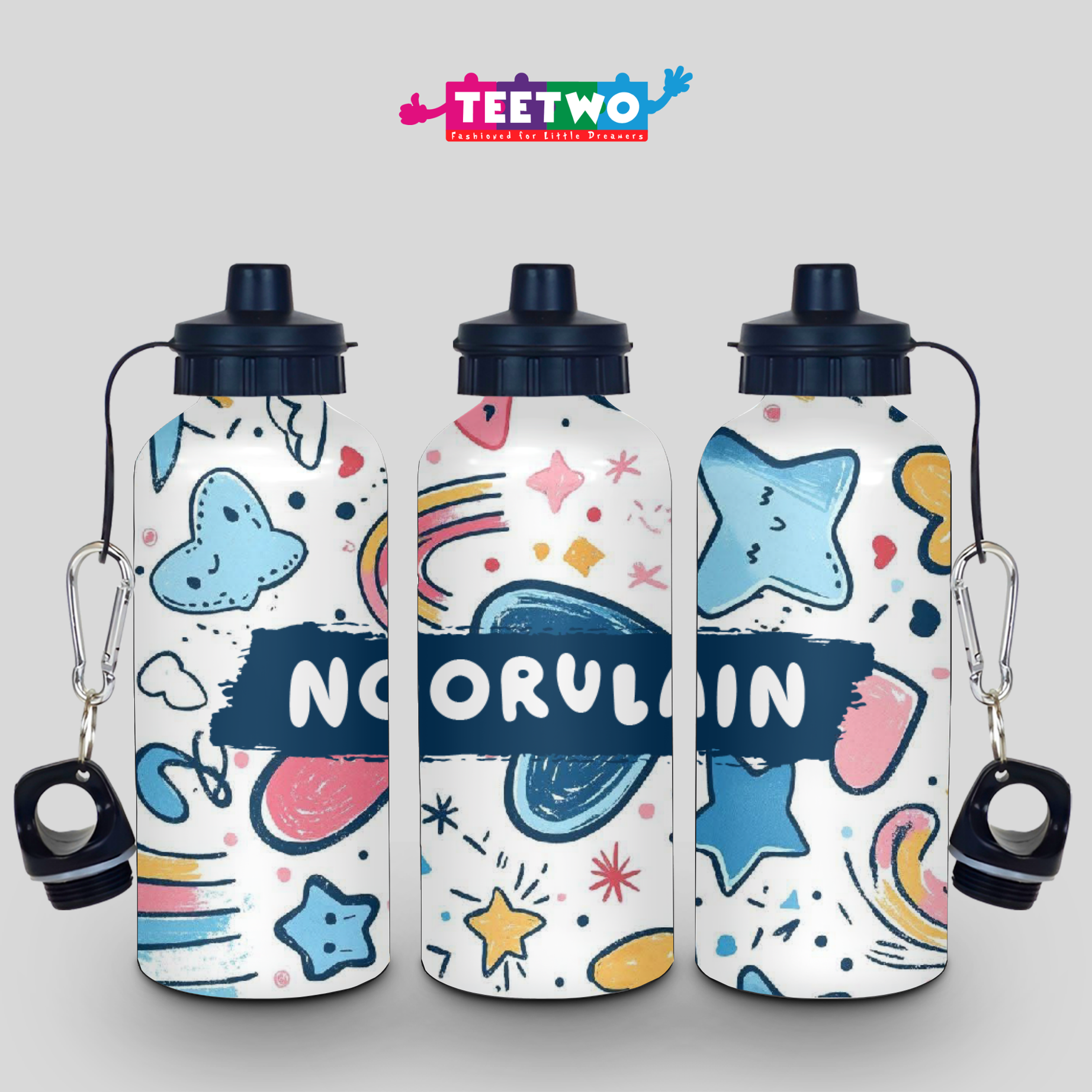 Personalized Name Water Bottle for Kids