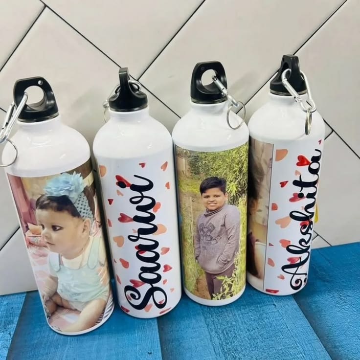 Personalized Kids Photo Water Bottle