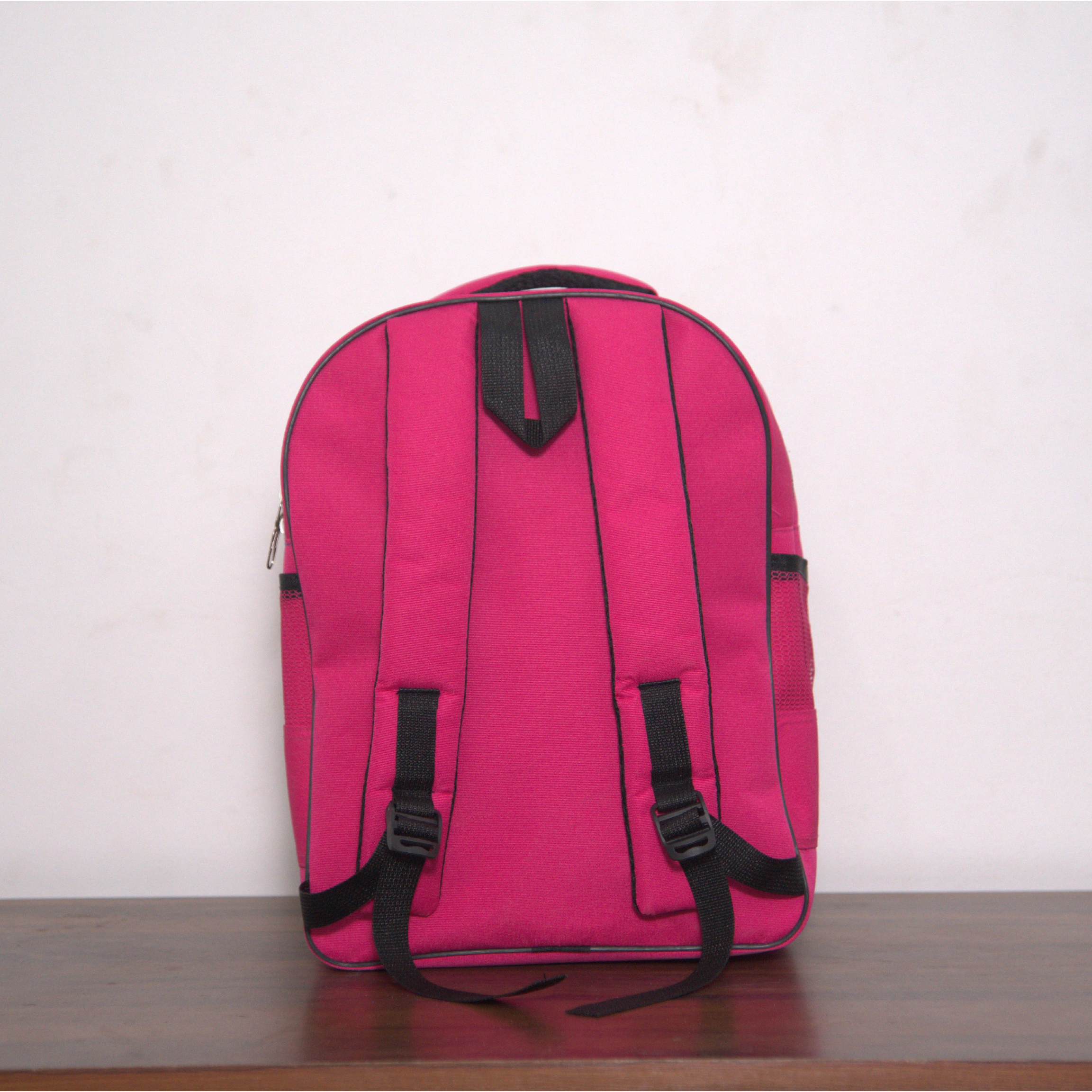 Customized Pink School Bag with Picture or Name
