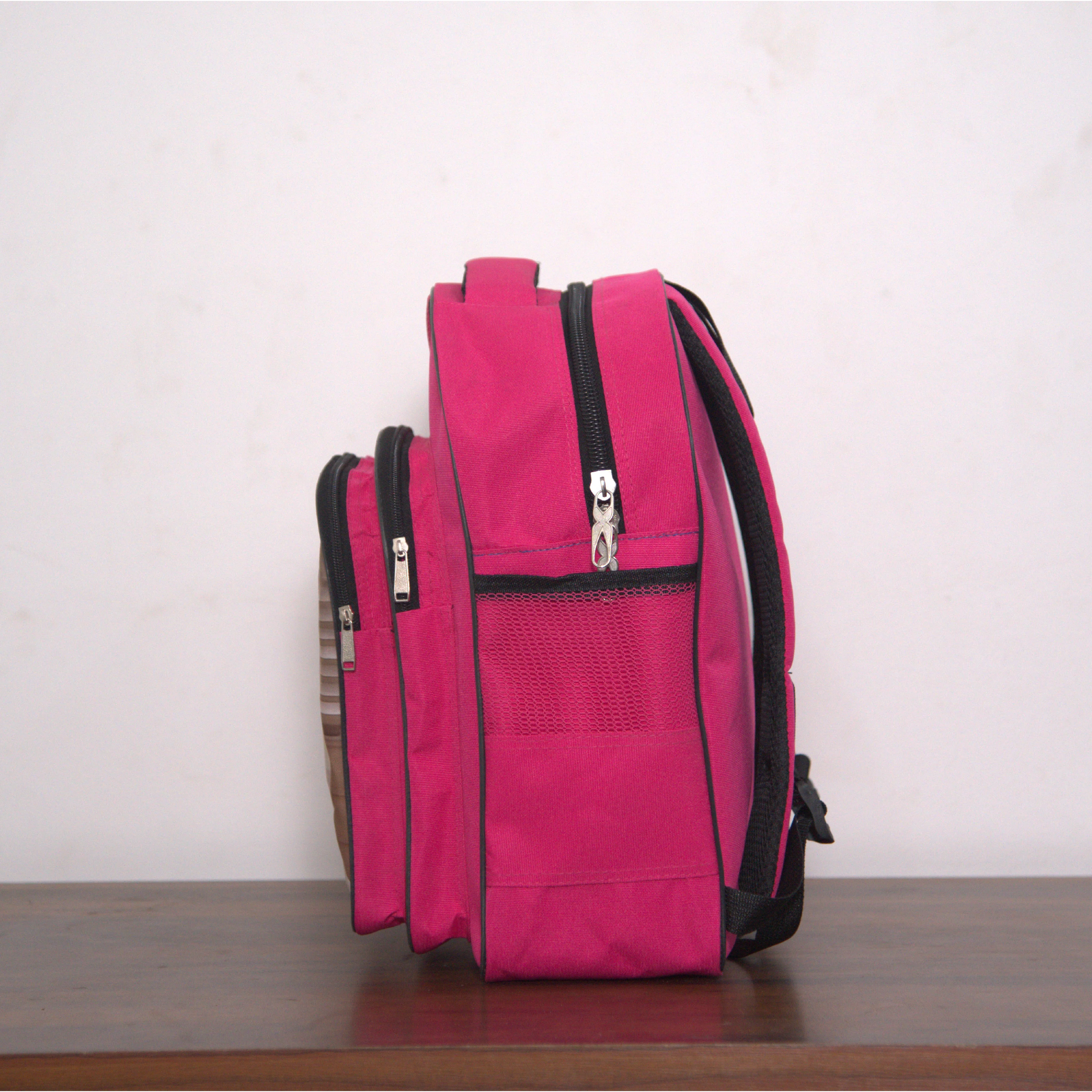 Customized Pink School Bag with Picture or Name