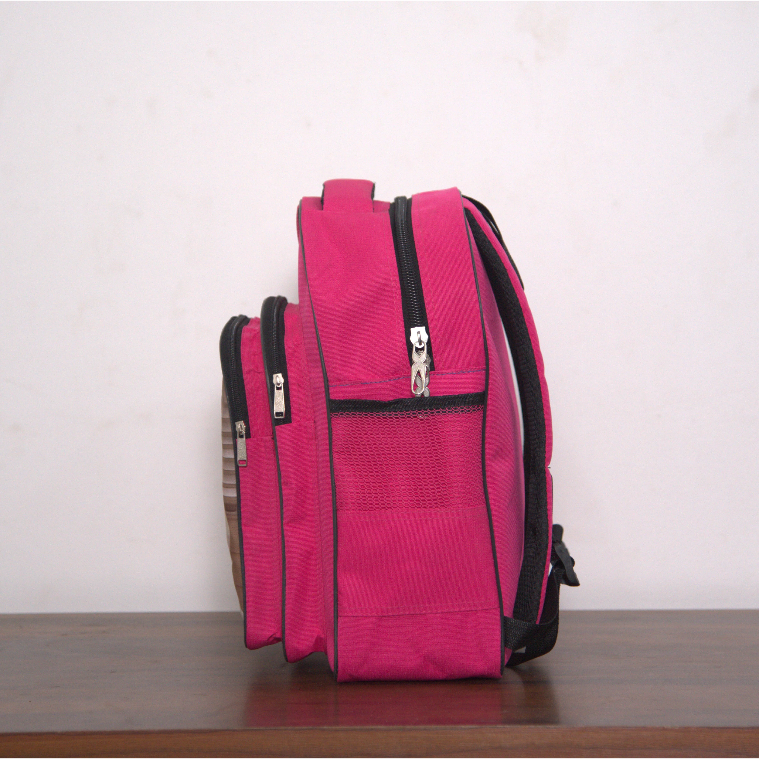 Customized Pink School Bag with Picture or Name