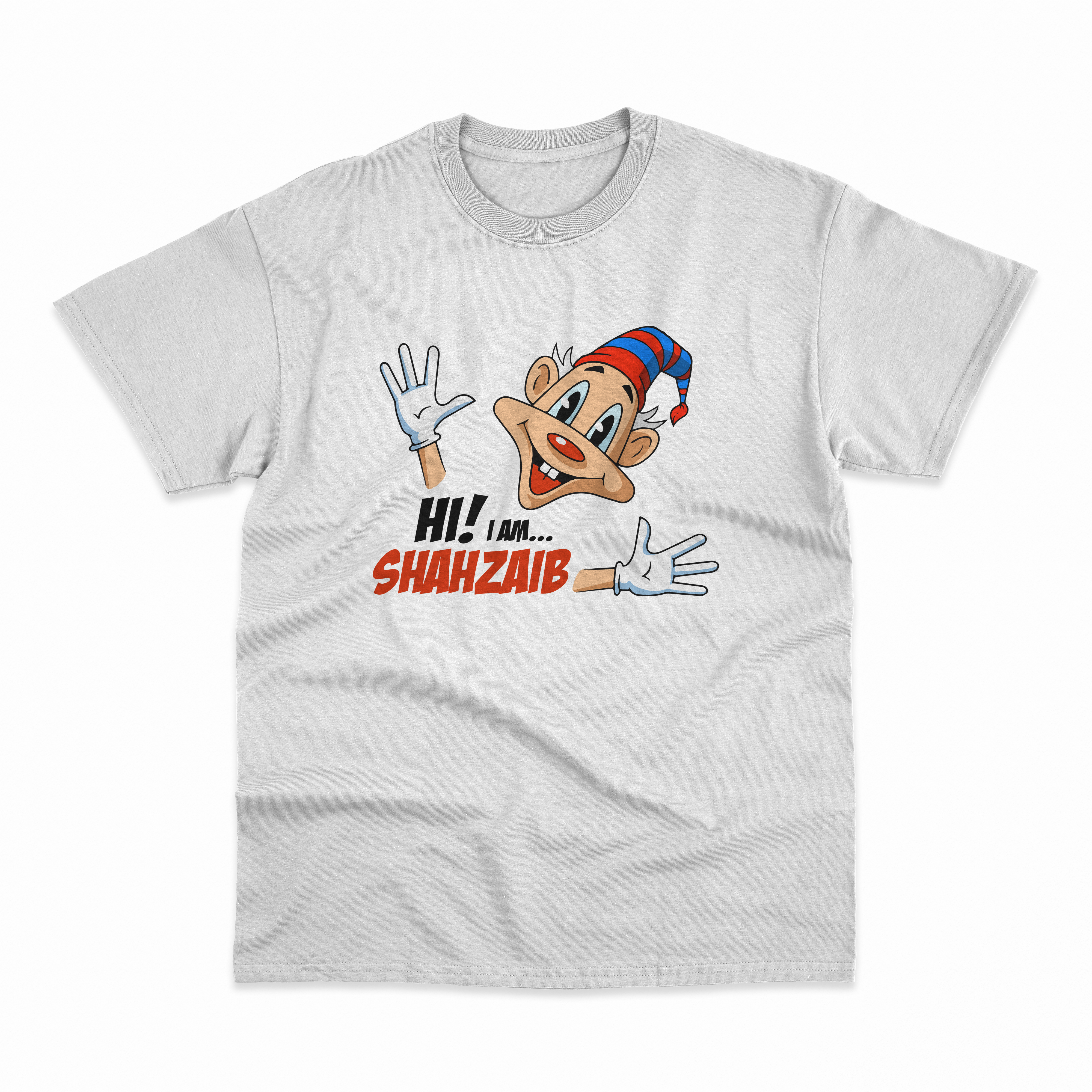 Kids Customize Name T-shirt - FUNNY CLOWN