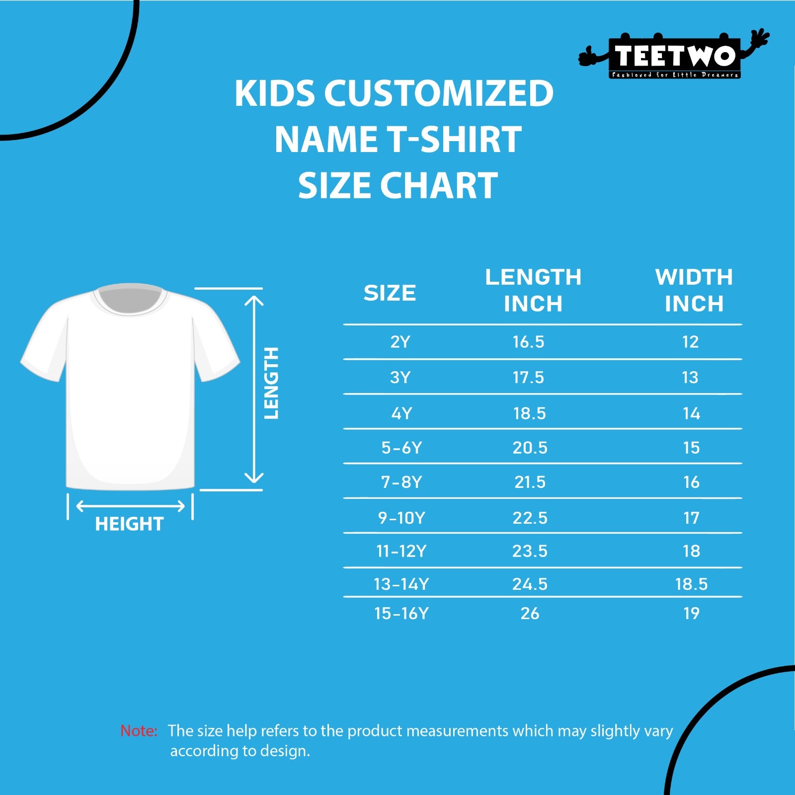 Customized Name T-Shirts For Kids