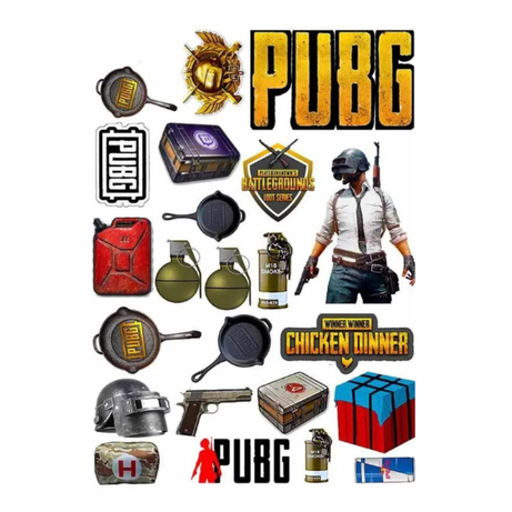 PUBG Stickers – Gaming Stickers for PUBG Lovers