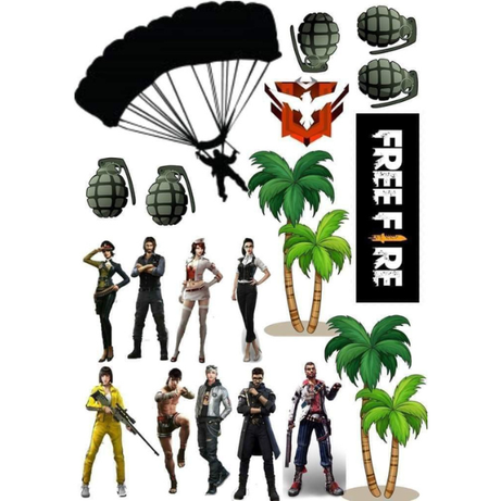 Free Fire Stickers – Cool Gaming Stickers for Free Fire Fans