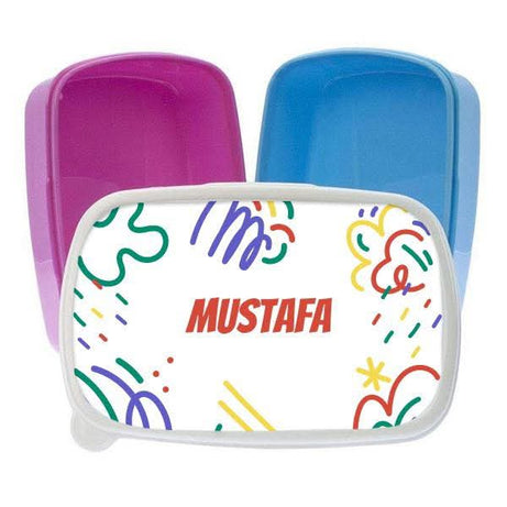 Name Printed Kids Lunch Box