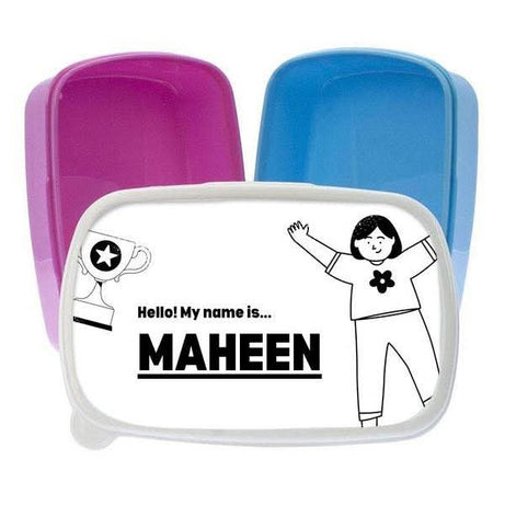 Kids Custom Lunch Box with Name