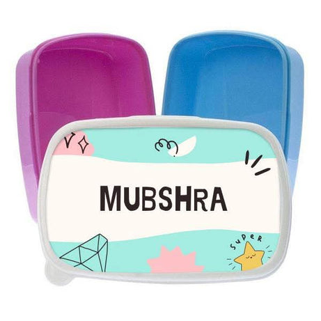 Cute Name Customized Lunch Box