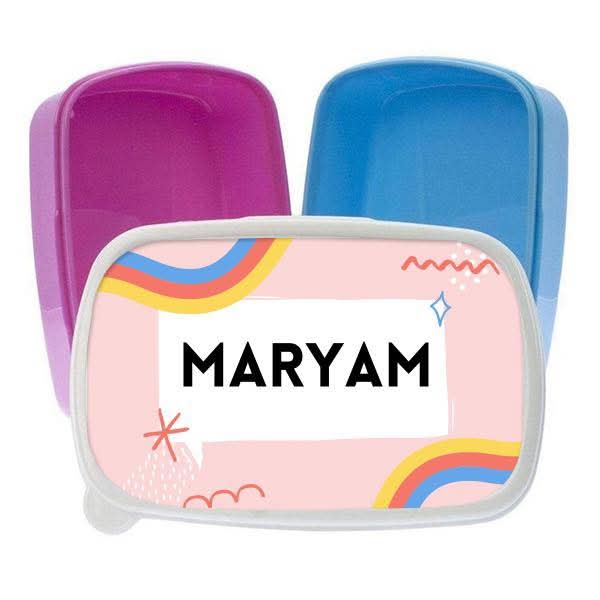Customized Name Lunch Box for Children
