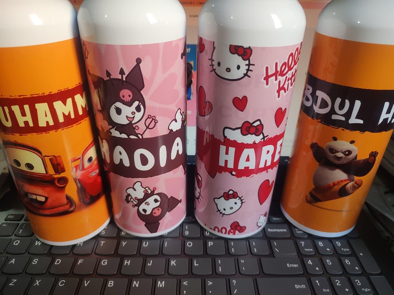 Personalized Kids Photo Water Bottle